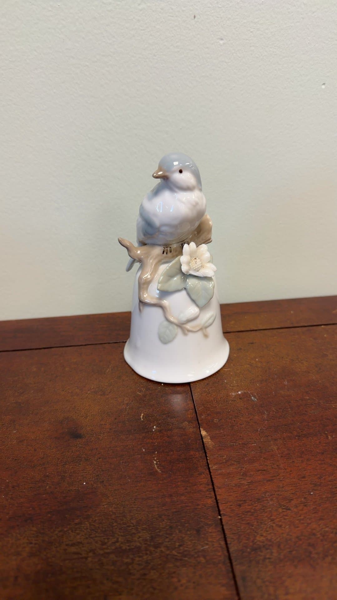 Porcelain Bird Figurine Bell - Image 1