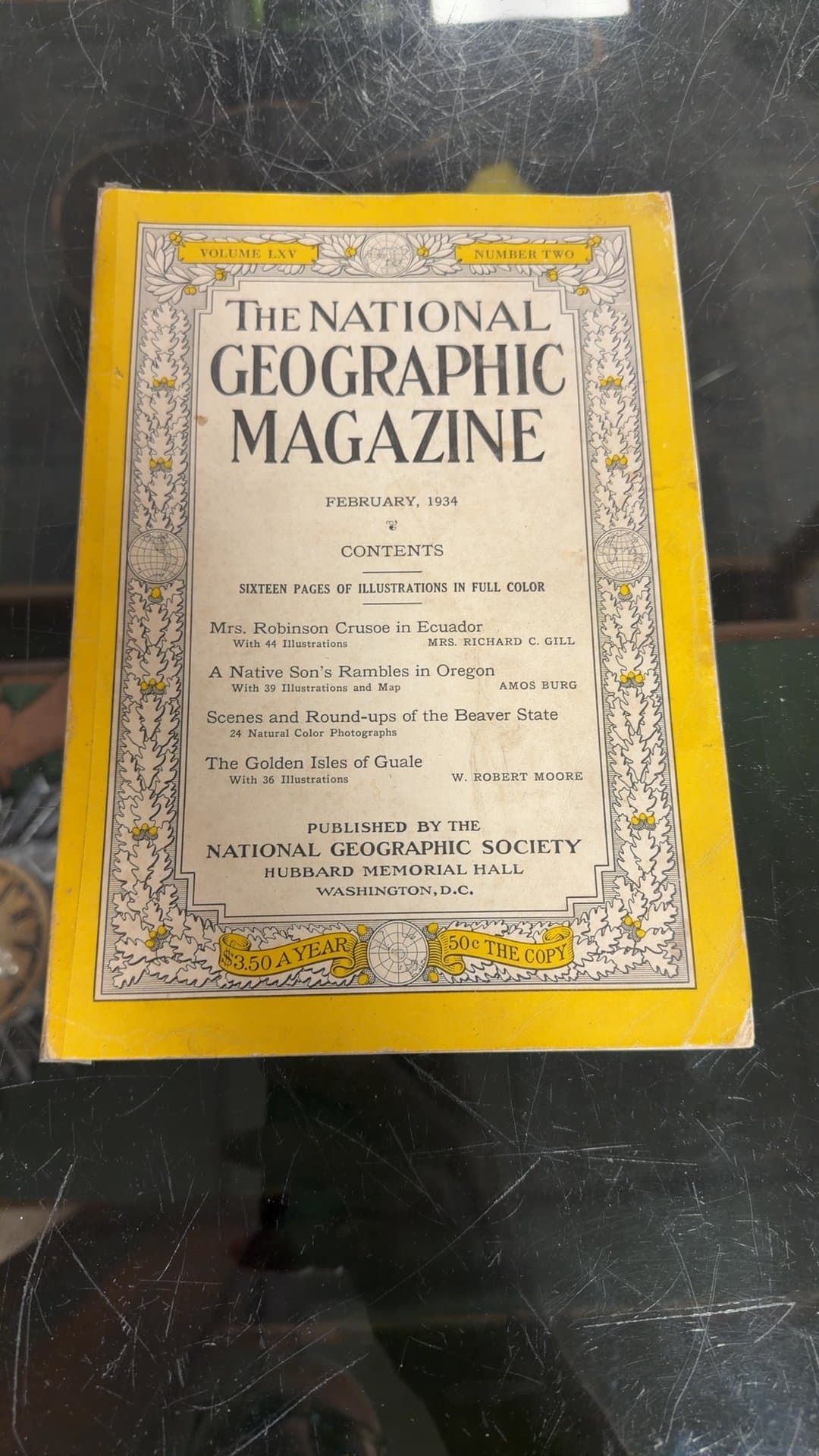 National Geographic Magazine February 1934 - Image 1