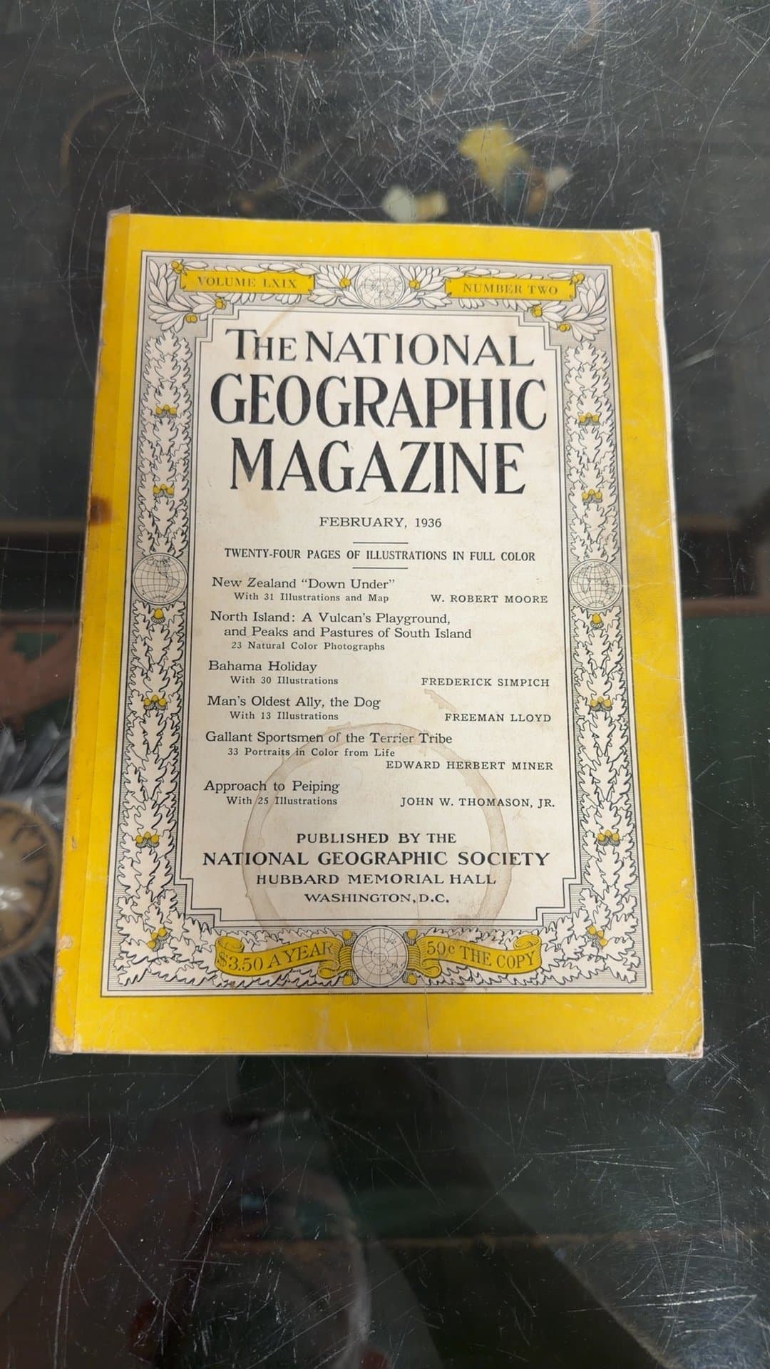National Geographic Magazine February 1936 - Image 1
