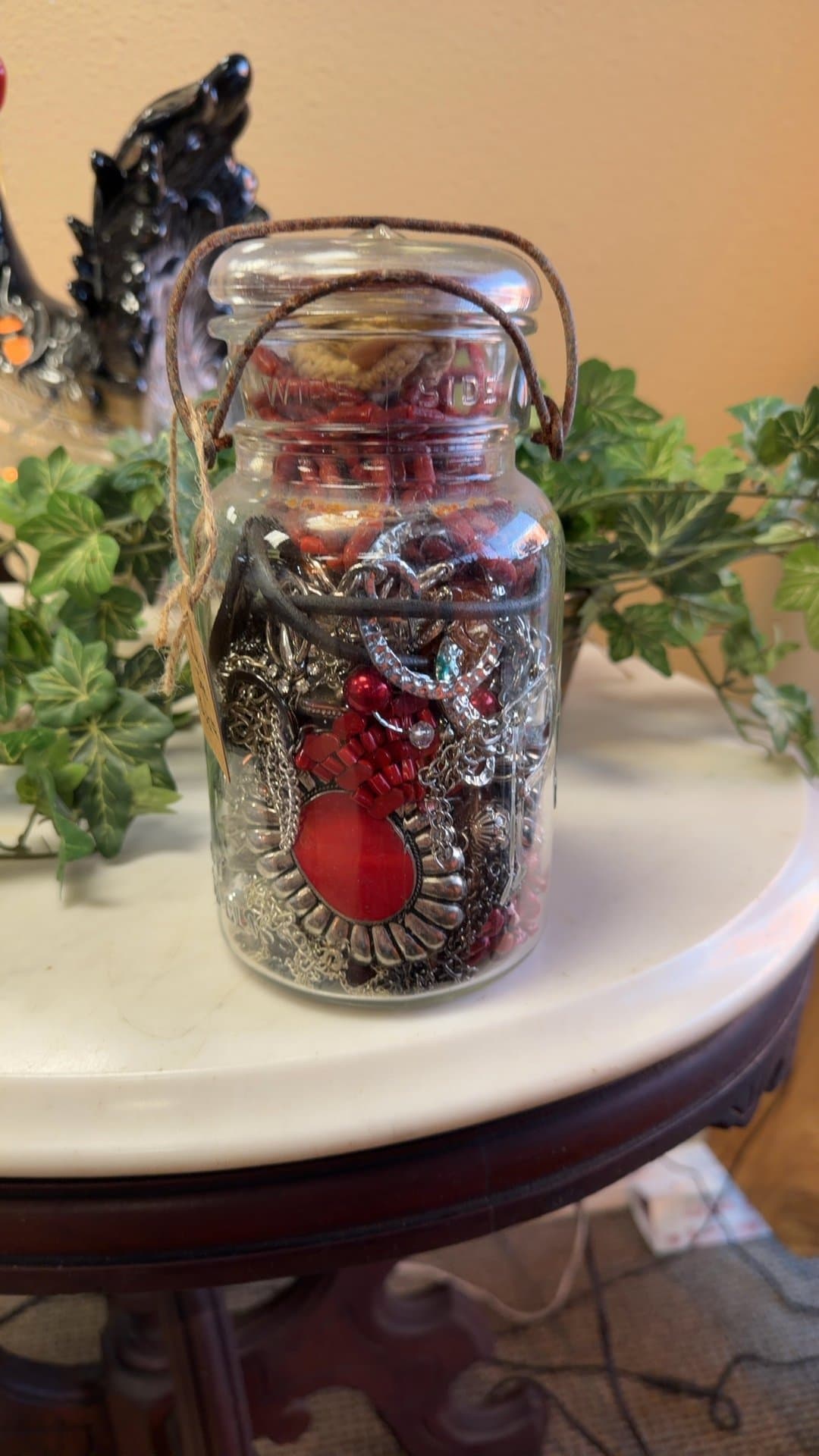 Decorative Jewelry Jar - Image 1
