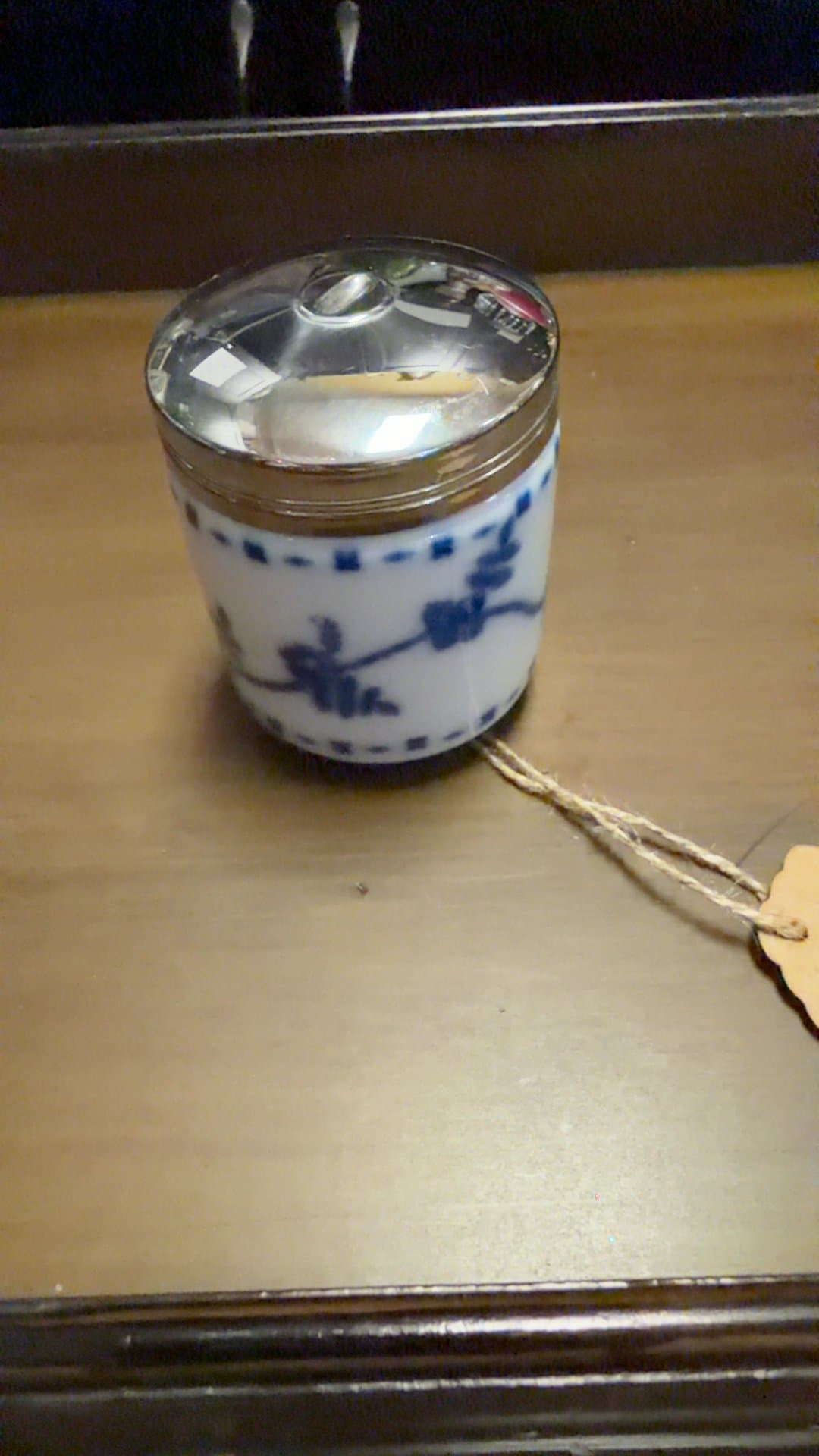 Williams-Sonoma Flow Blue Porcelain Egg Coddler - Image 1