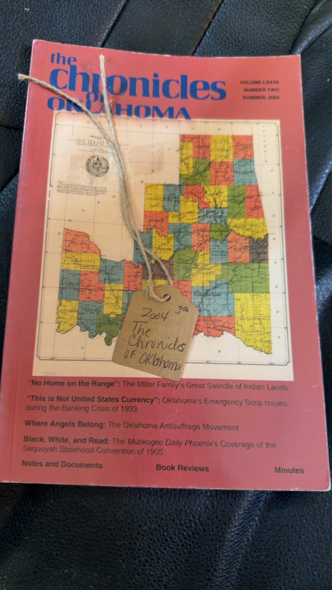 The Chronicles of Oklahoma, Volume LXXXII, Number Two, Summer 2004 - Image 1