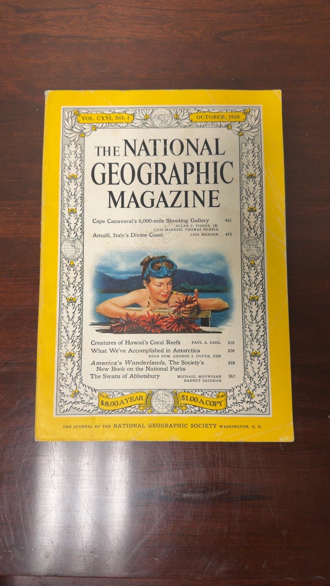 National Geographic Magazine October 1959 - Image 1