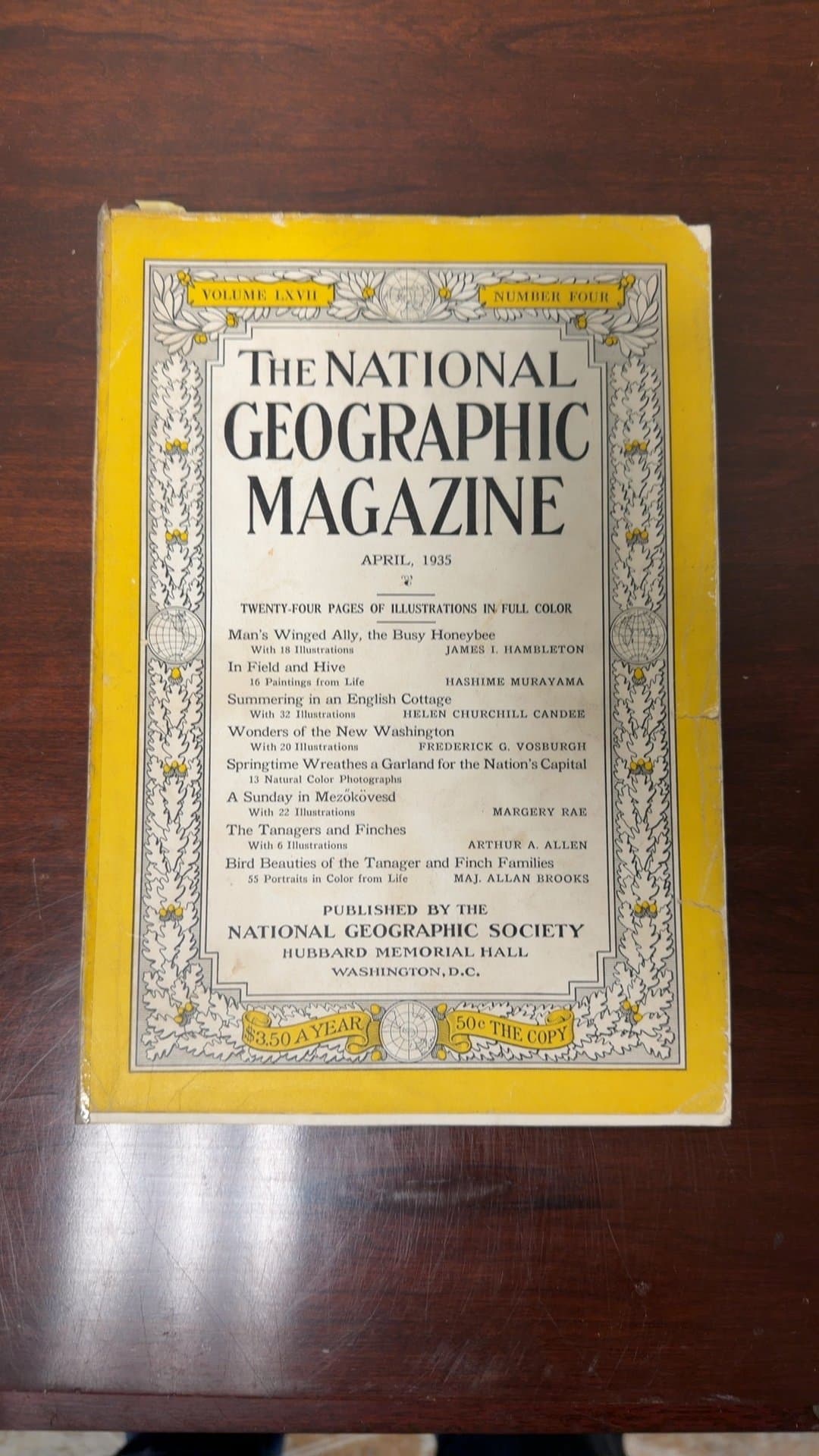 National Geographic Magazine April 1935 - Image 1
