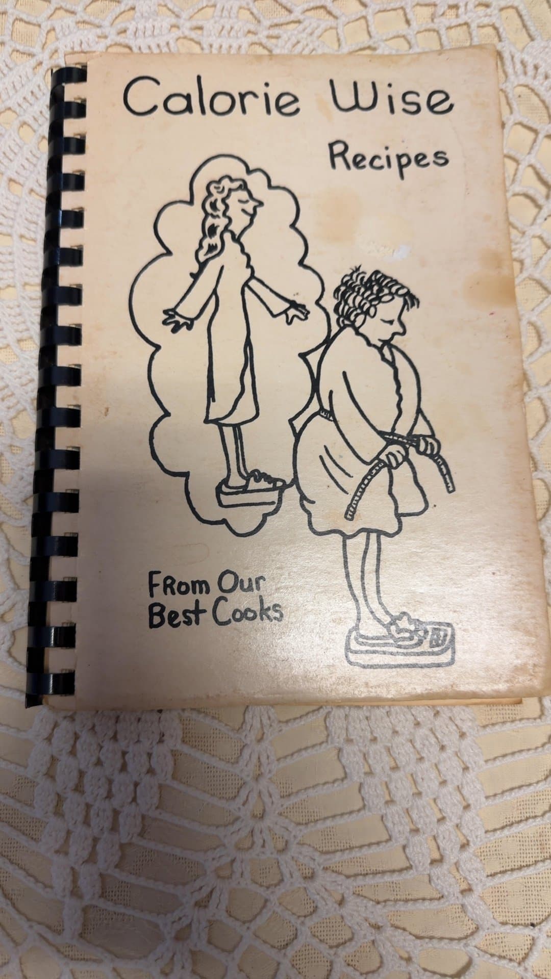Vintage Calorie Wise Recipes Cookbook Diggins Apostolic Church - Image 1