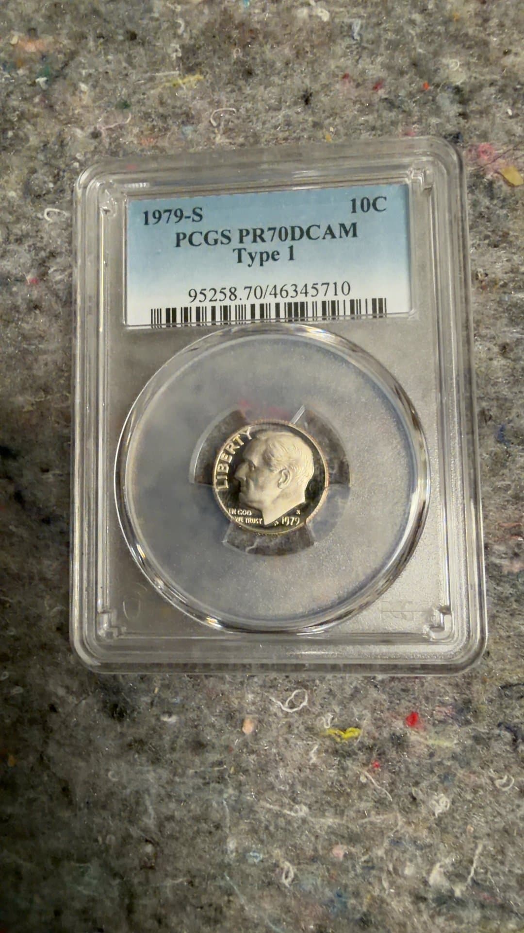1979-S Roosevelt Dime PCGS PR70DCAM Type 1 - Image 1