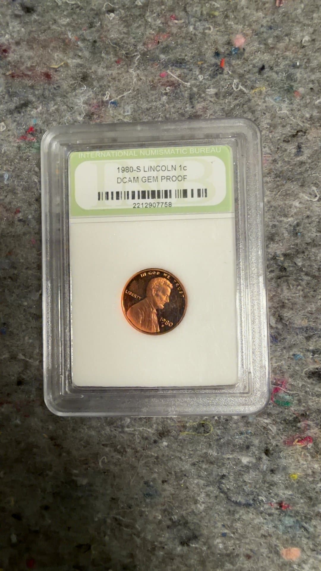 1980-S Lincoln Cent DCAM Gem Proof - Image 1