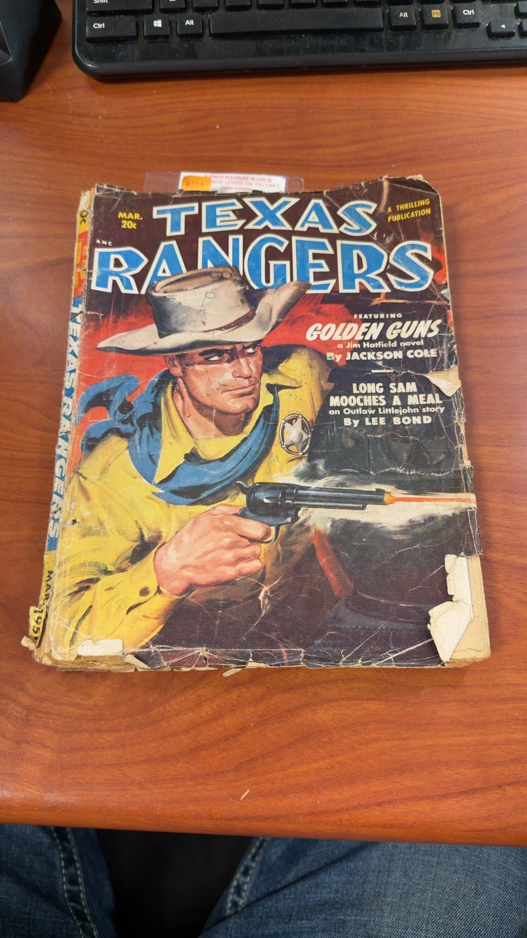 Texas Rangers Pulp Magazine - March Issue - Image 1