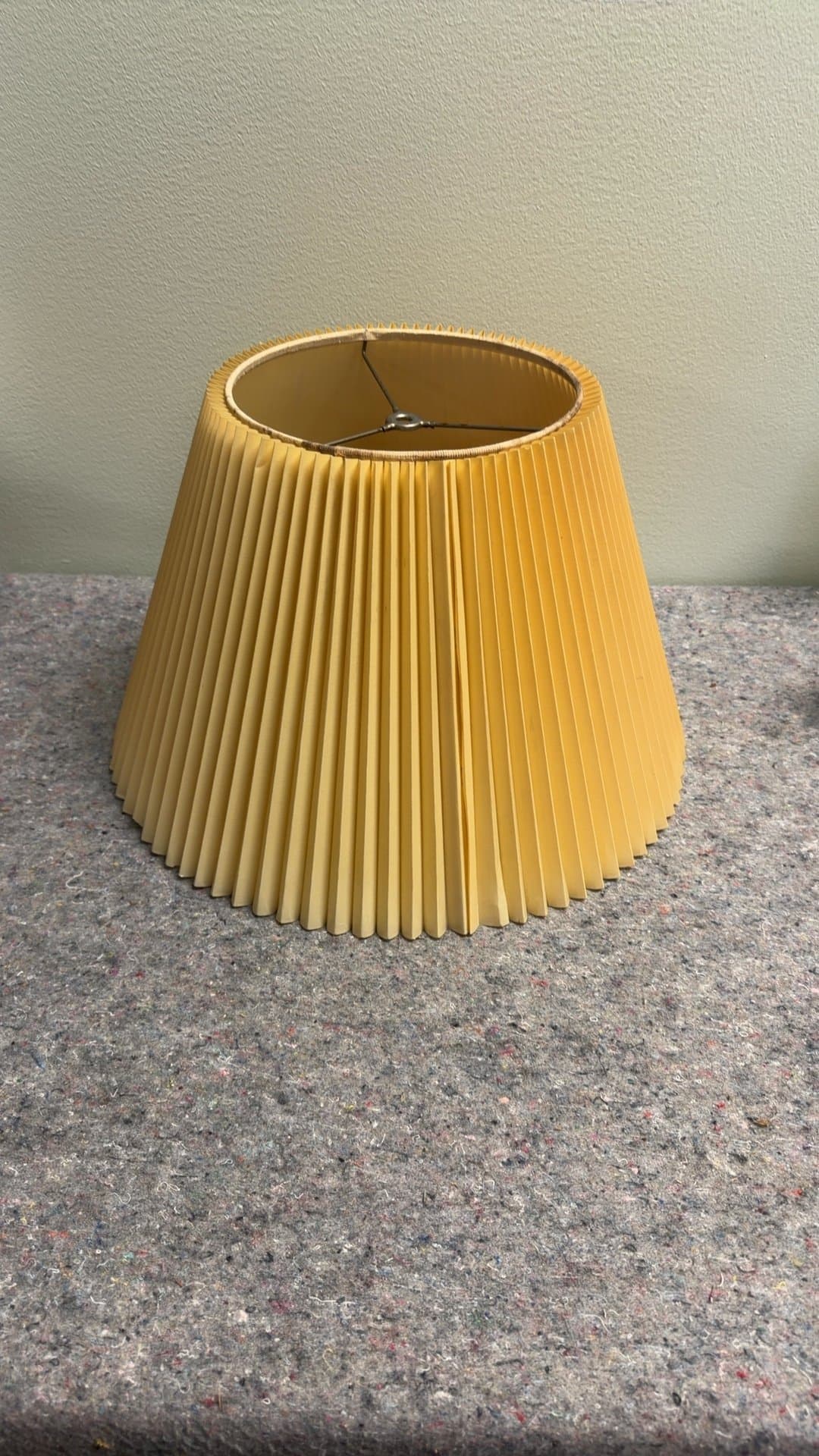 Pleated Fabric Lampshade - Image 1