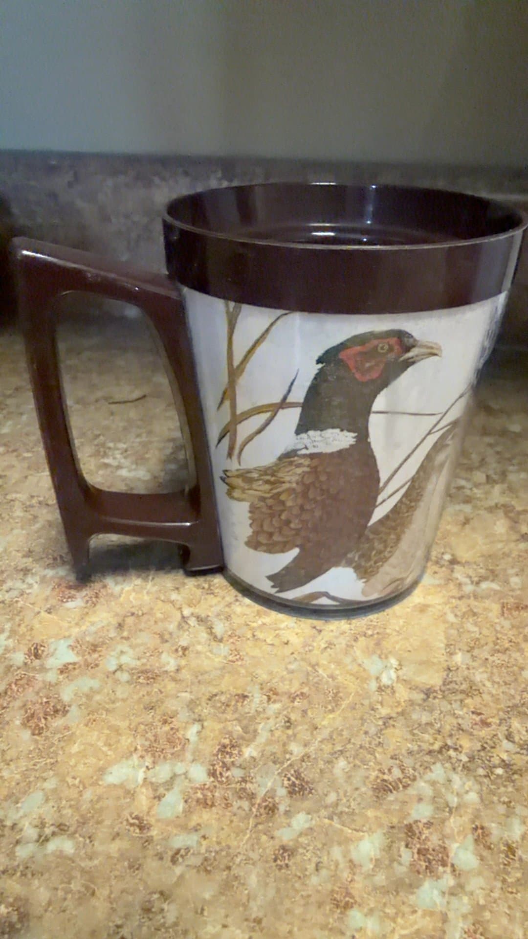 Vintage Thermo-Serv Pheasant Mug - Image 1