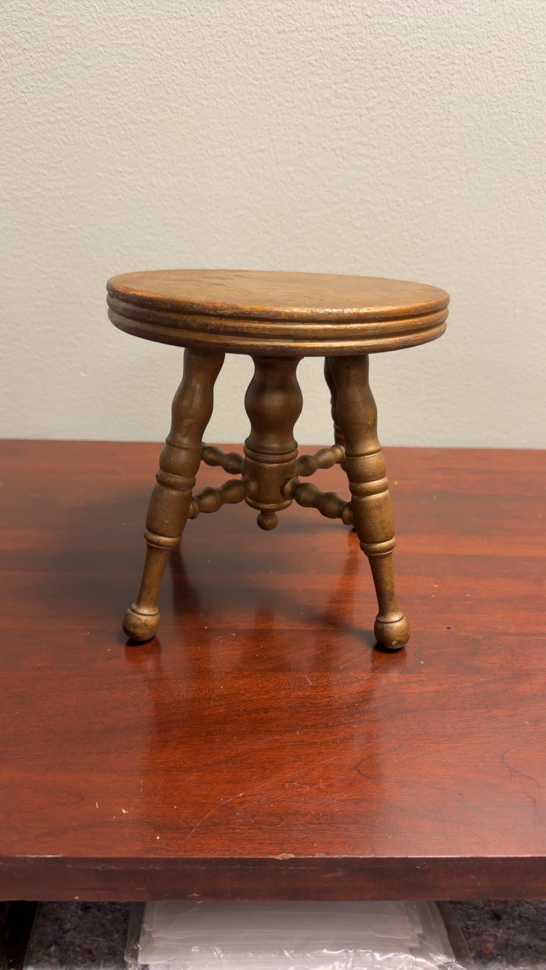 Vintage Wooden End Table - Image 1