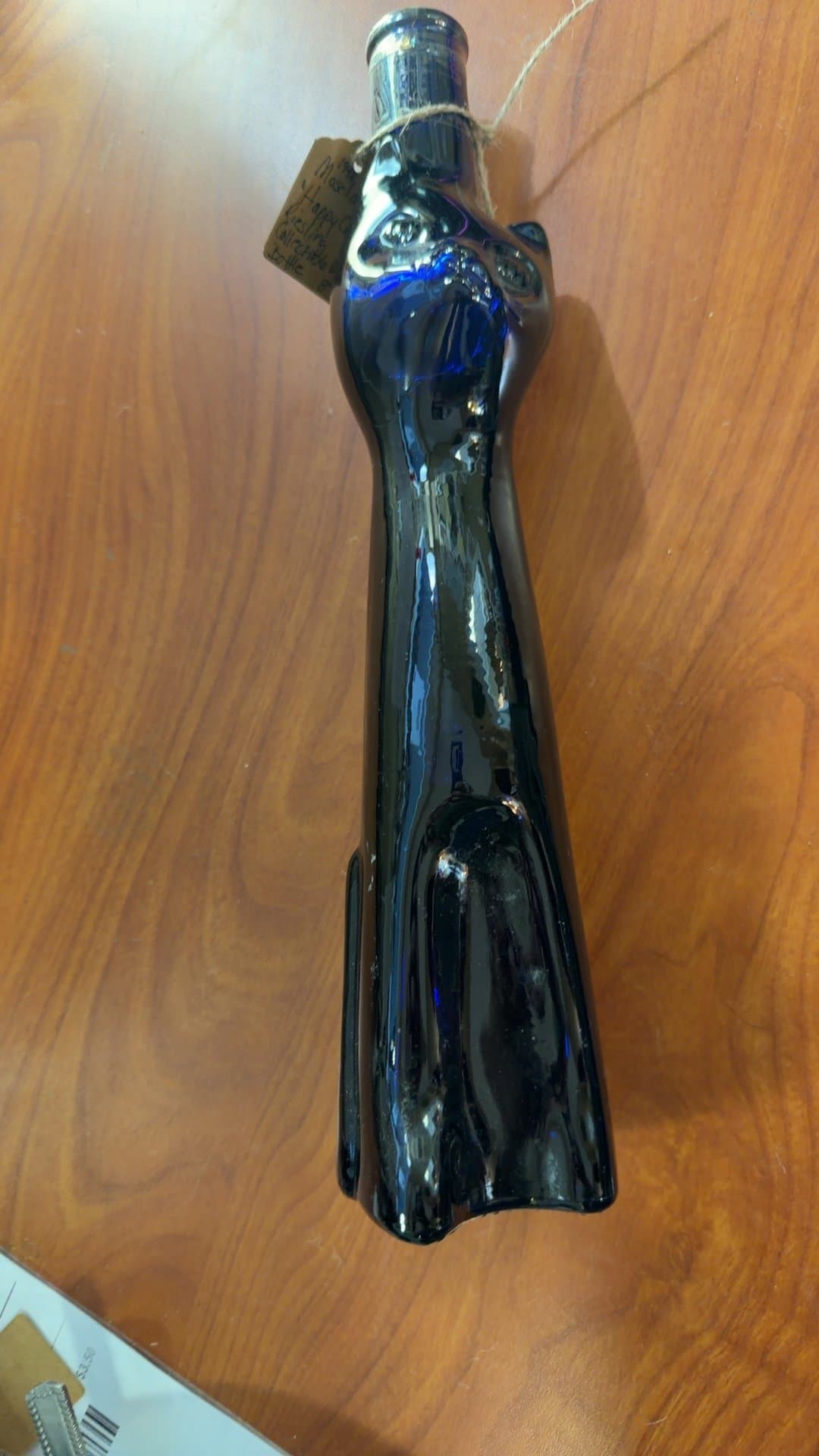 1998 Moselland 'Happy Cat' Riesling Collectible Wine Bottle - Image 1