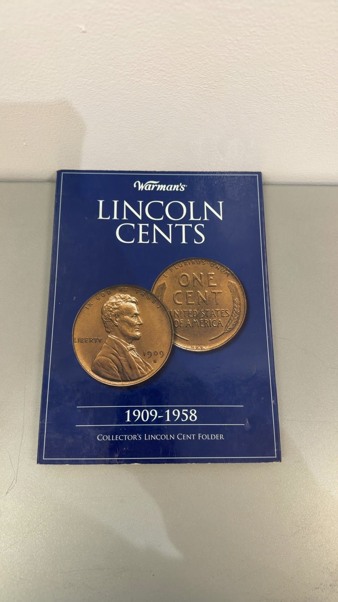 Warman's Lincoln Cents 1909-1958 Collector's Folder with Partially Complete Coin Collection - Image 1