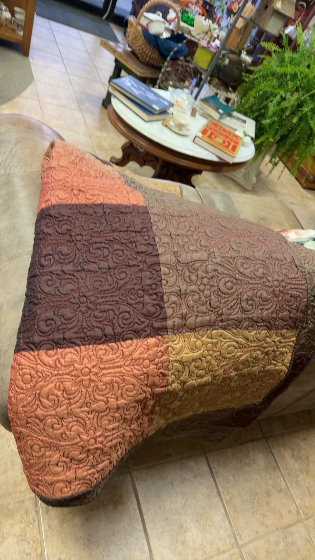 Patchwork Quilted Blanket - Image 1