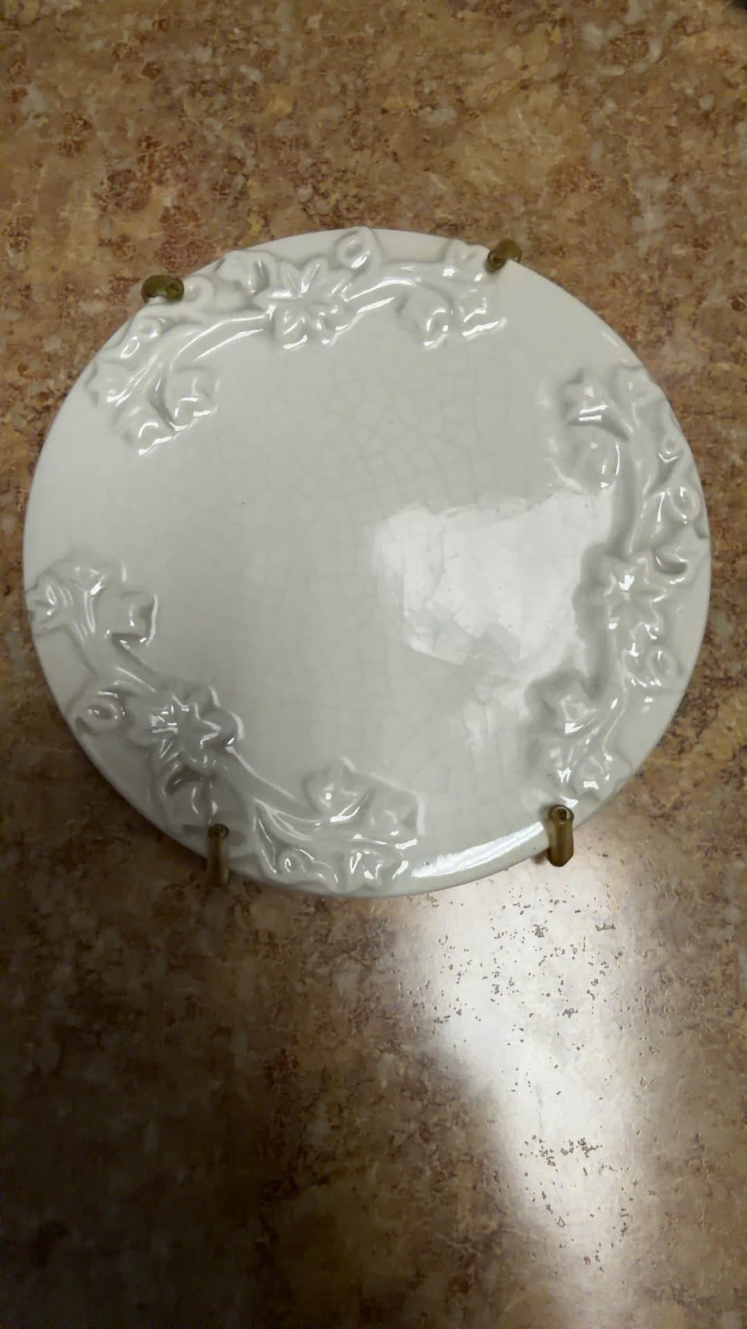 Vintage Decorative Porcelain Plate - Image 1