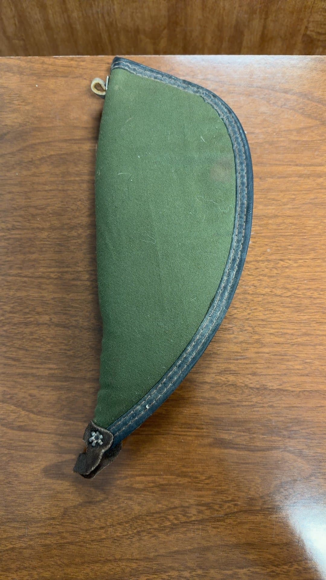 Vintage Green Canvas Gun Holster - Image 1