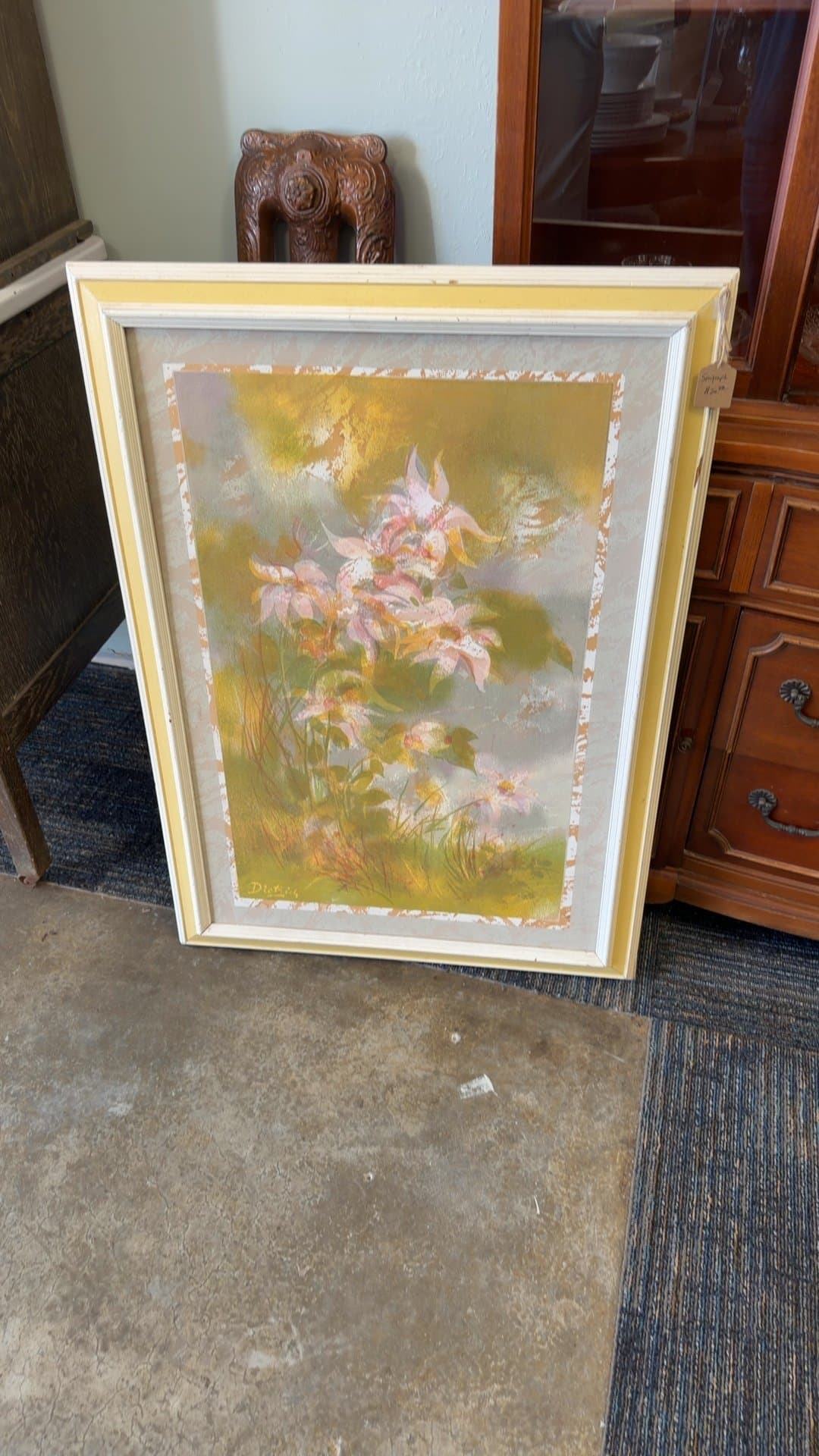 Floral Serigraph by Dietrich - Image 1