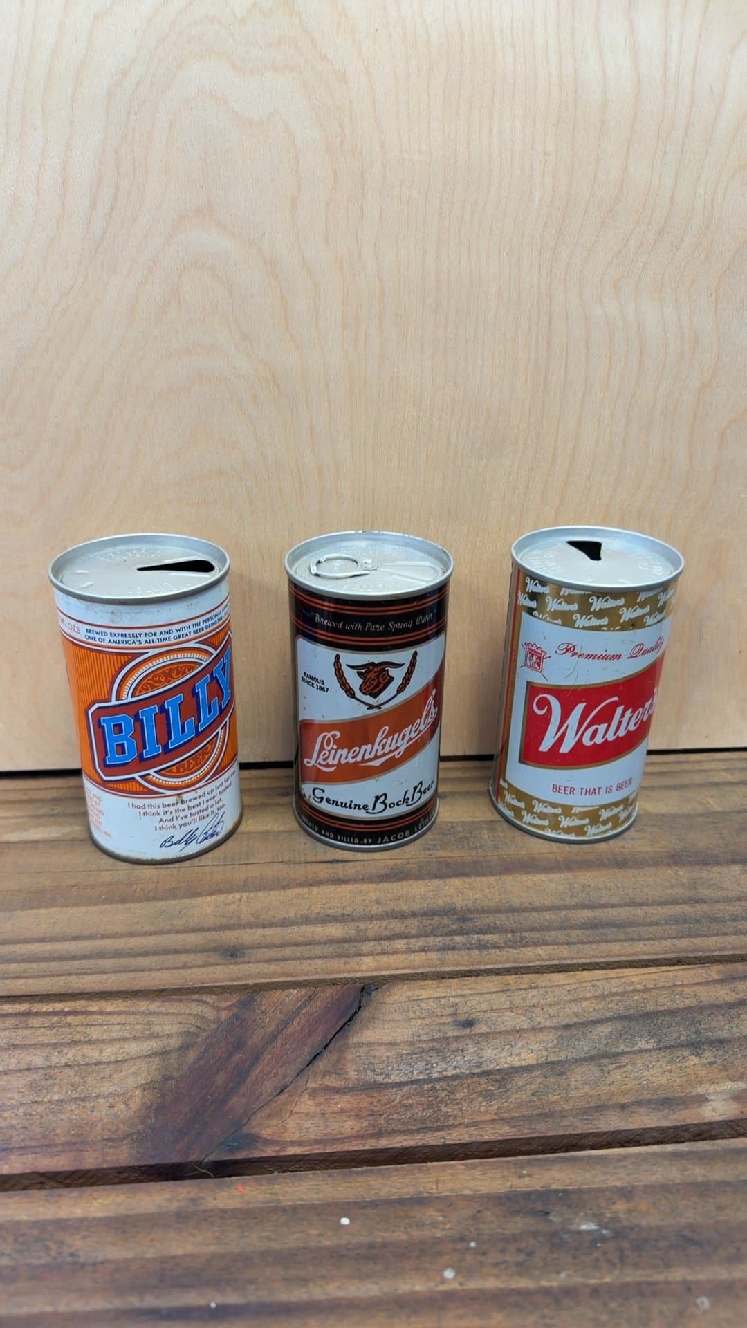 Vintage Beer Can Collection - Image 1