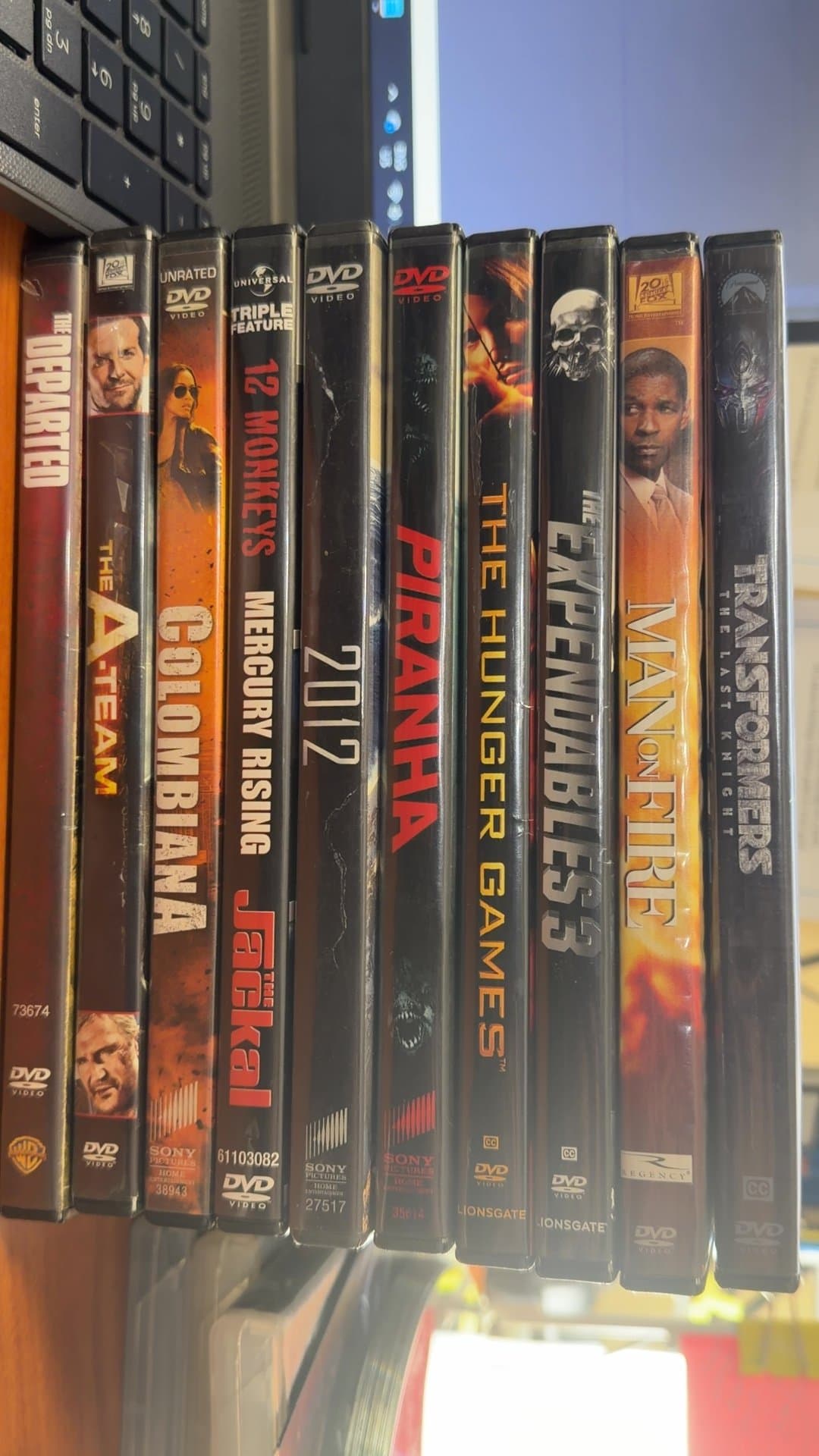 Collection of Action and Thriller DVDs - Image 1