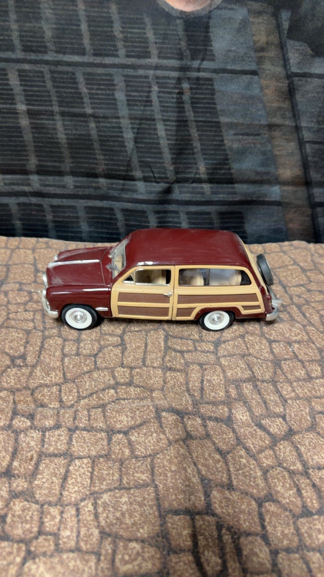 Vintage Model Woody Wagon Car - Image 1