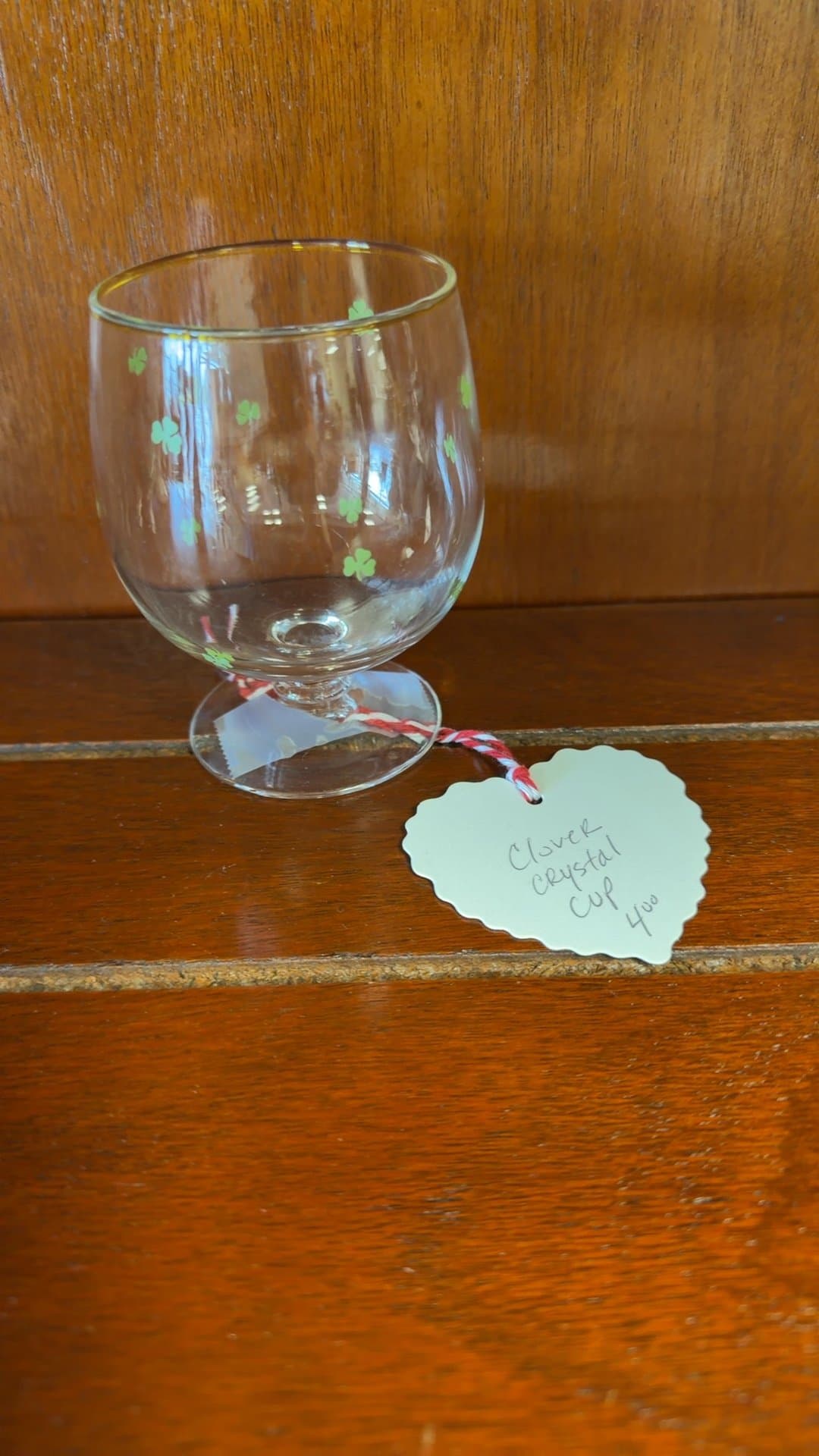 Clover Crystal Cup - Image 1
