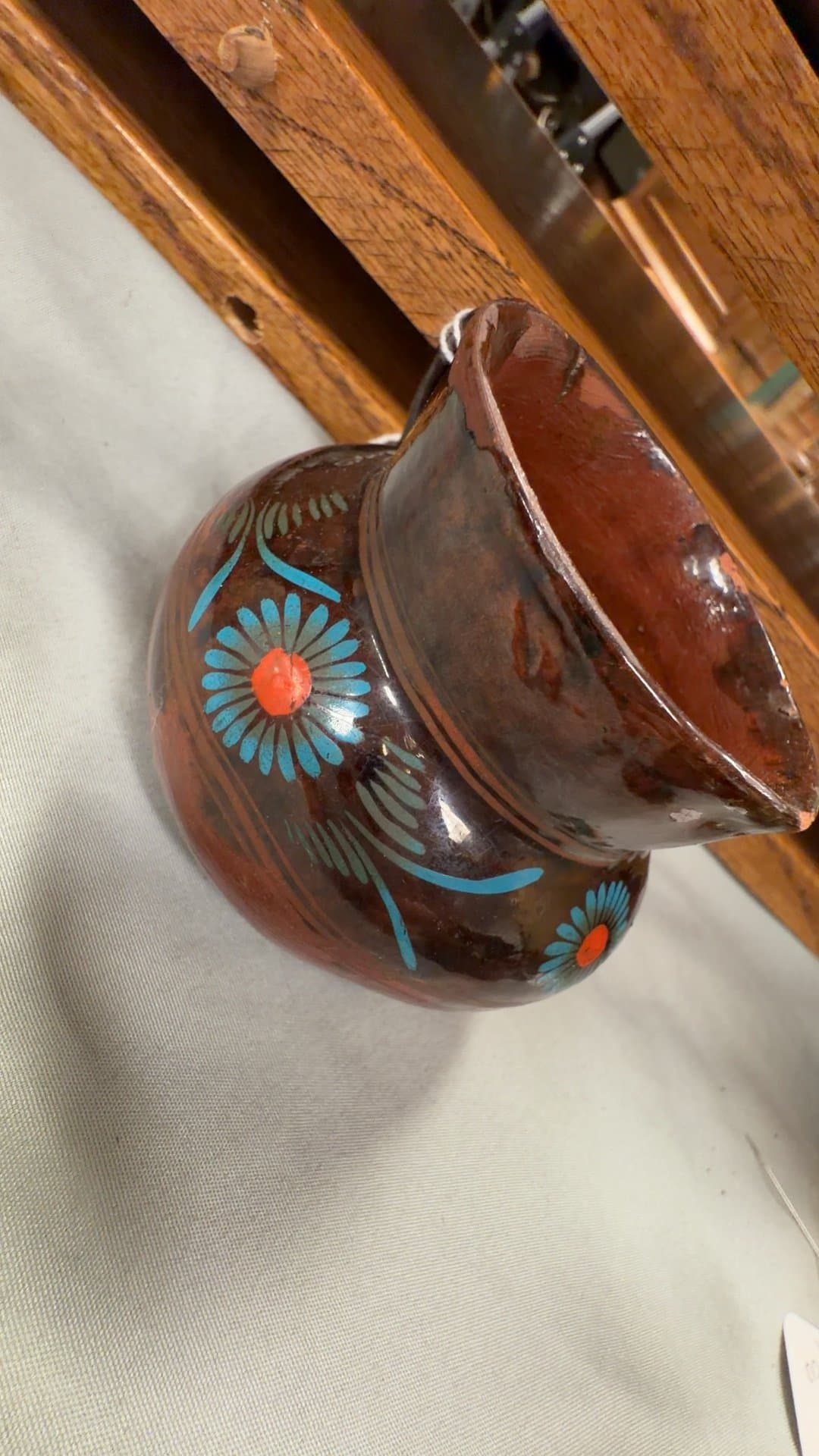 Hand-Painted Ceramic Pitcher Set - Image 1