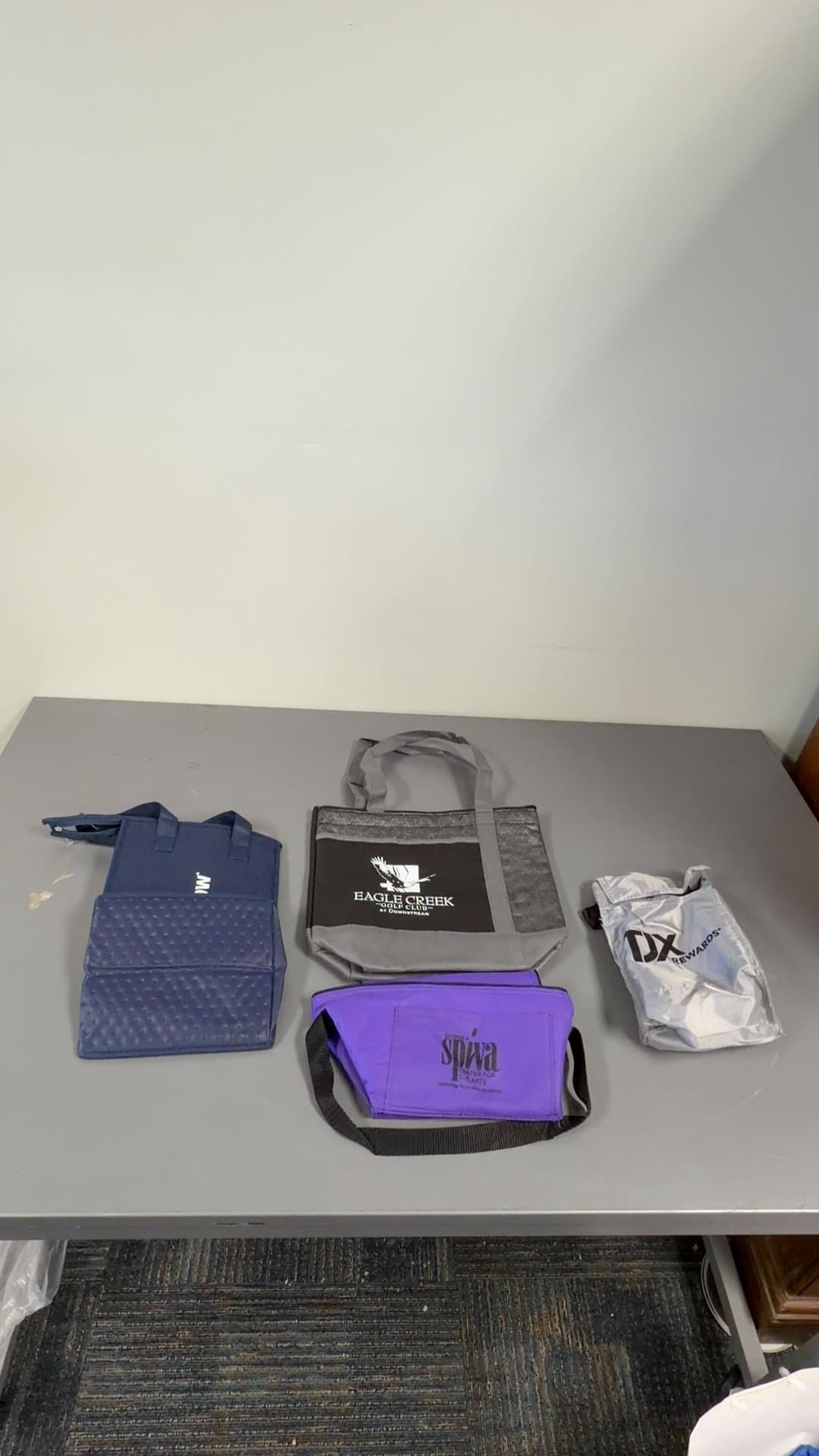 Lot of 4 Promotional Insulated Cooler & Tote Bags - Image 1