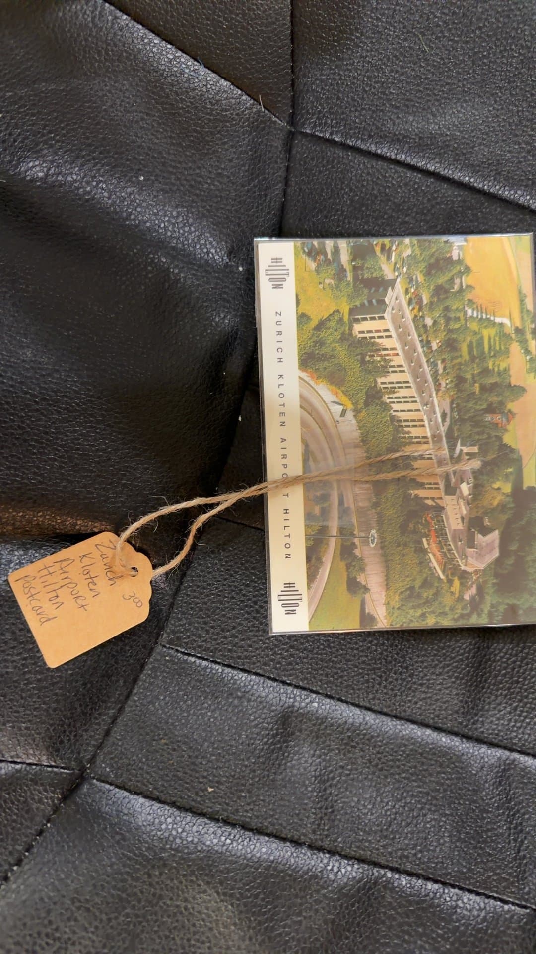 Zurich Kloten Airport Hilton Postcard - Image 1