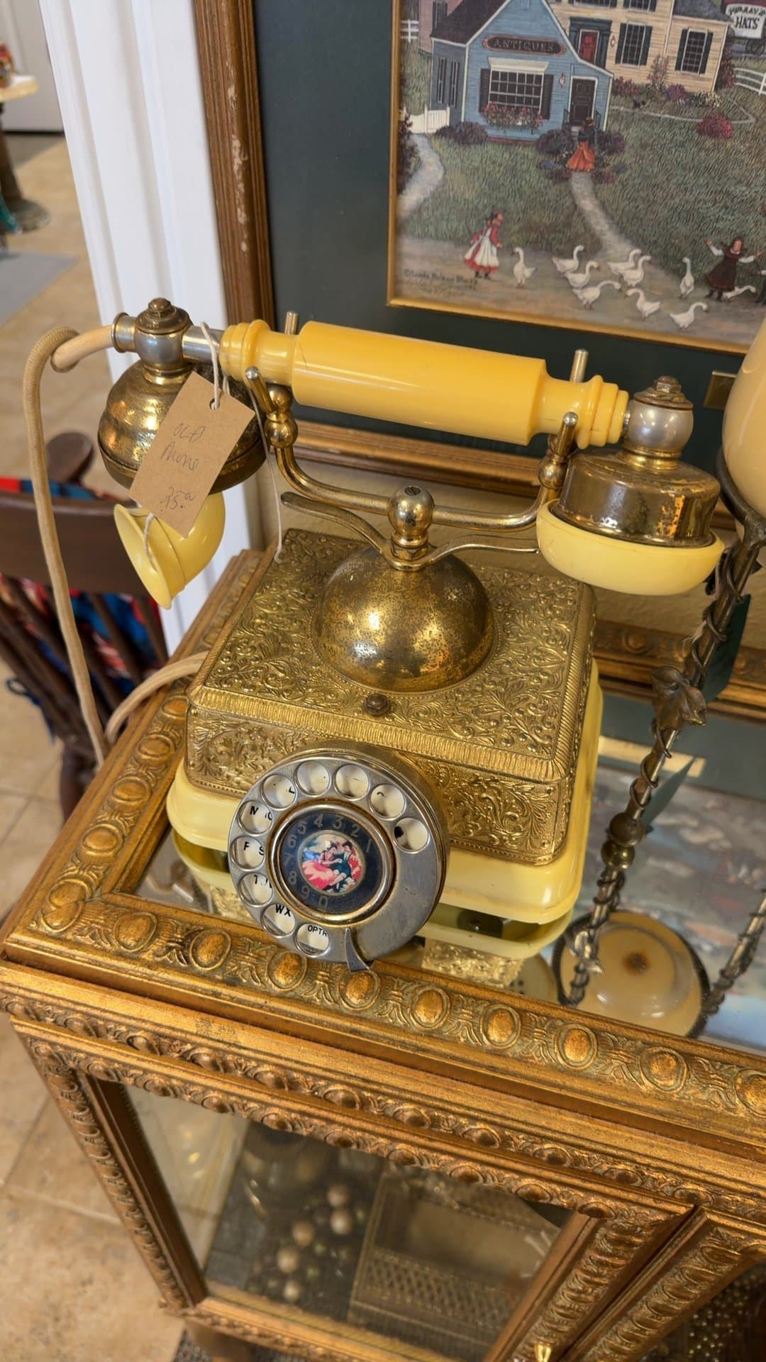 Antique Rotary Dial Telephone - Image 1