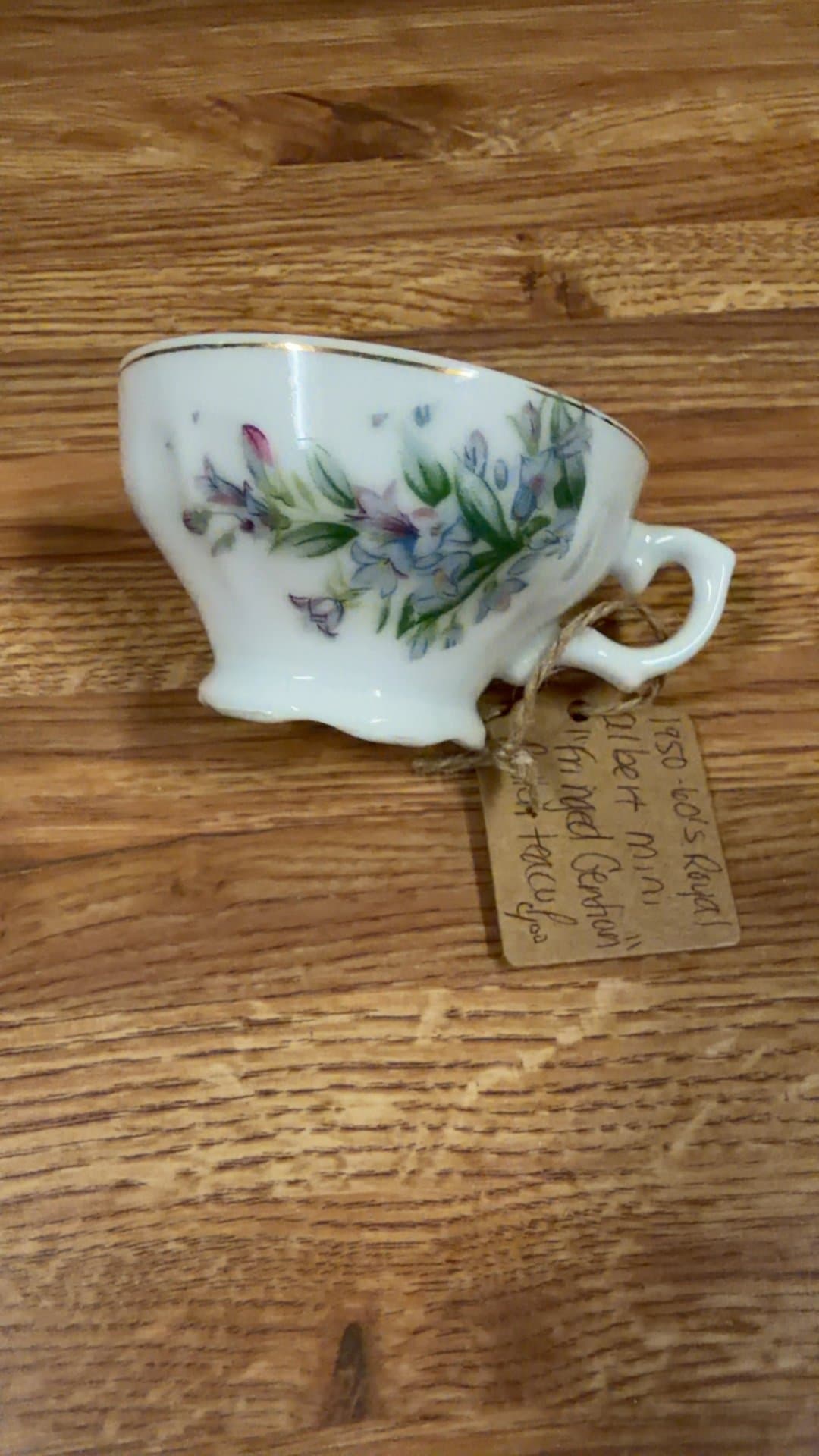 Vintage Royal Albert Mini Teacup - Image 1