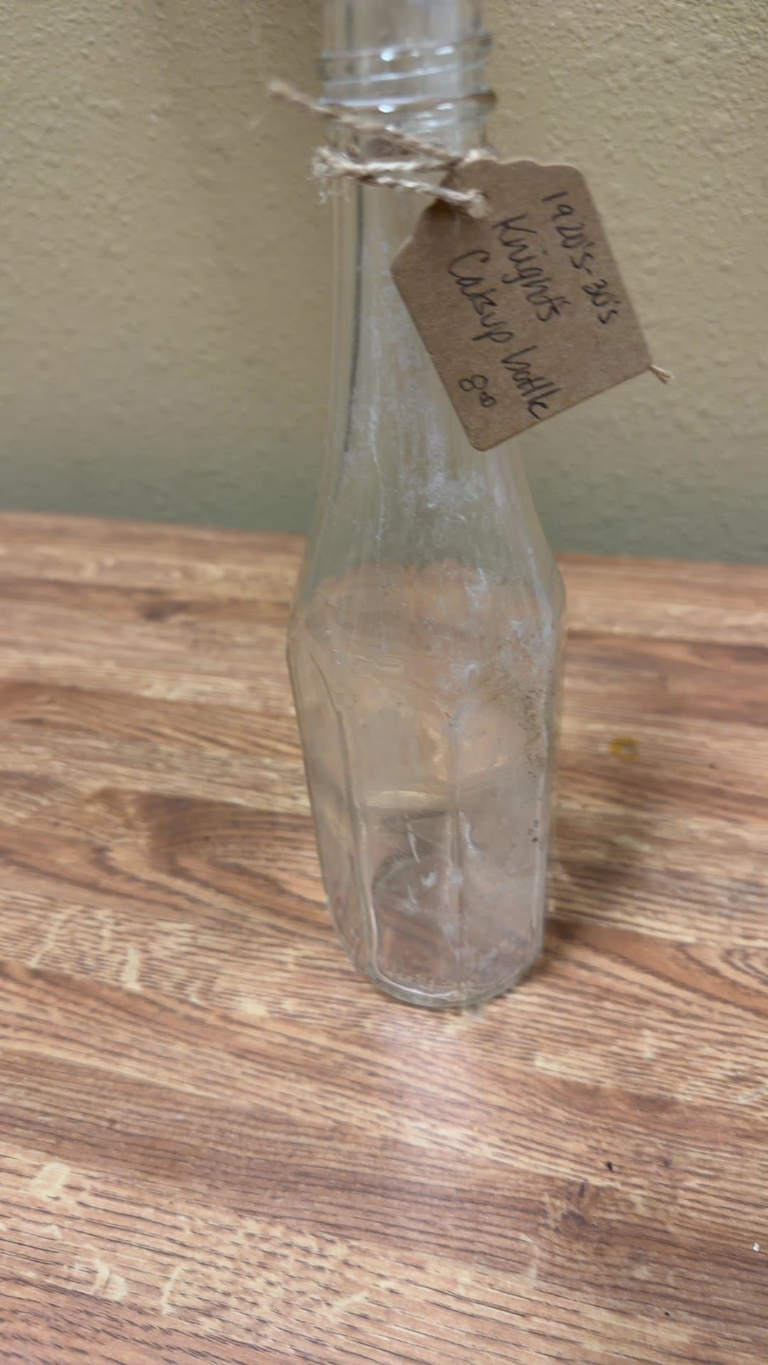1920s-30s Knights Catsup Bottle - Image 1