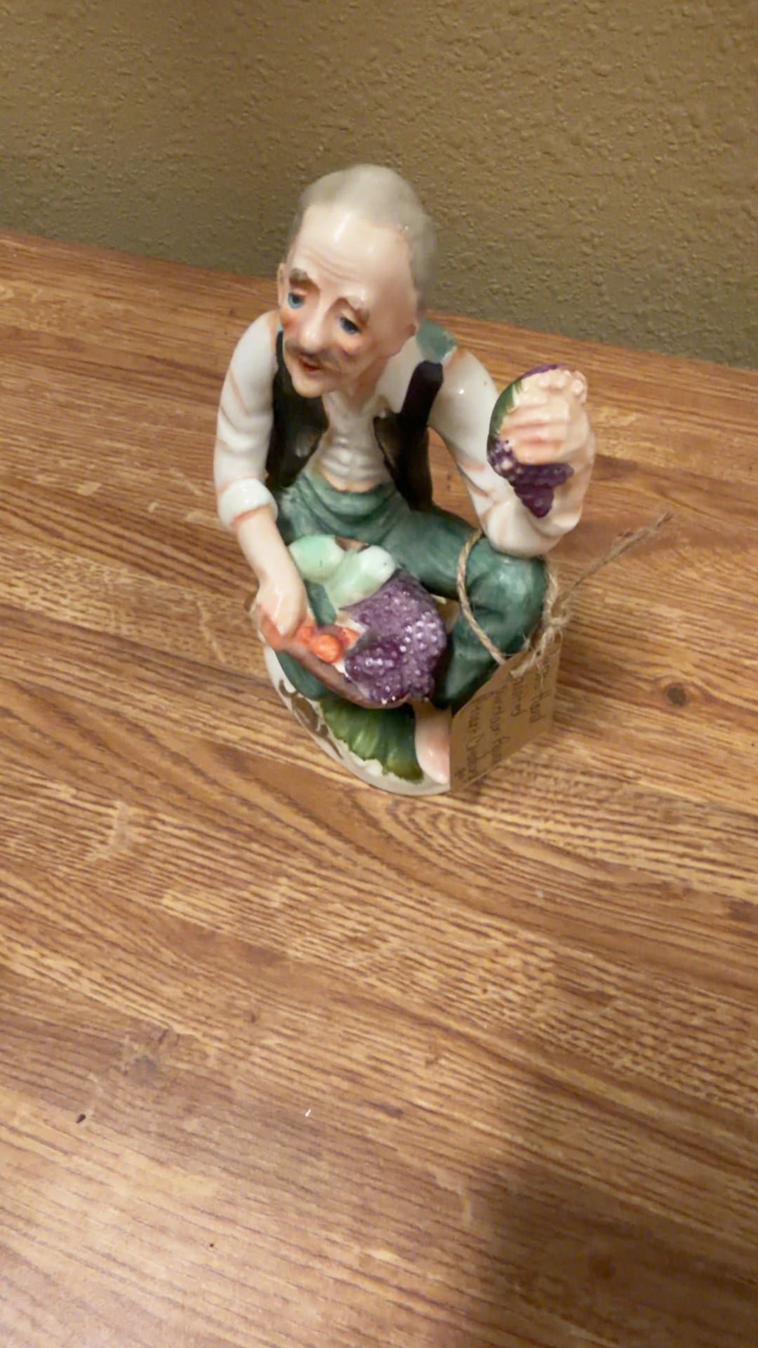 1950s Hand-Painted Porcelain Figurine - Image 1