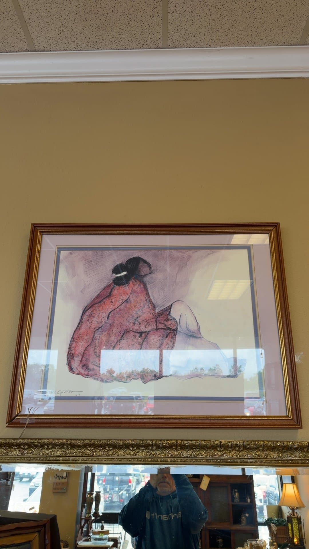 Seated Woman by R.C. Gorman - Image 1