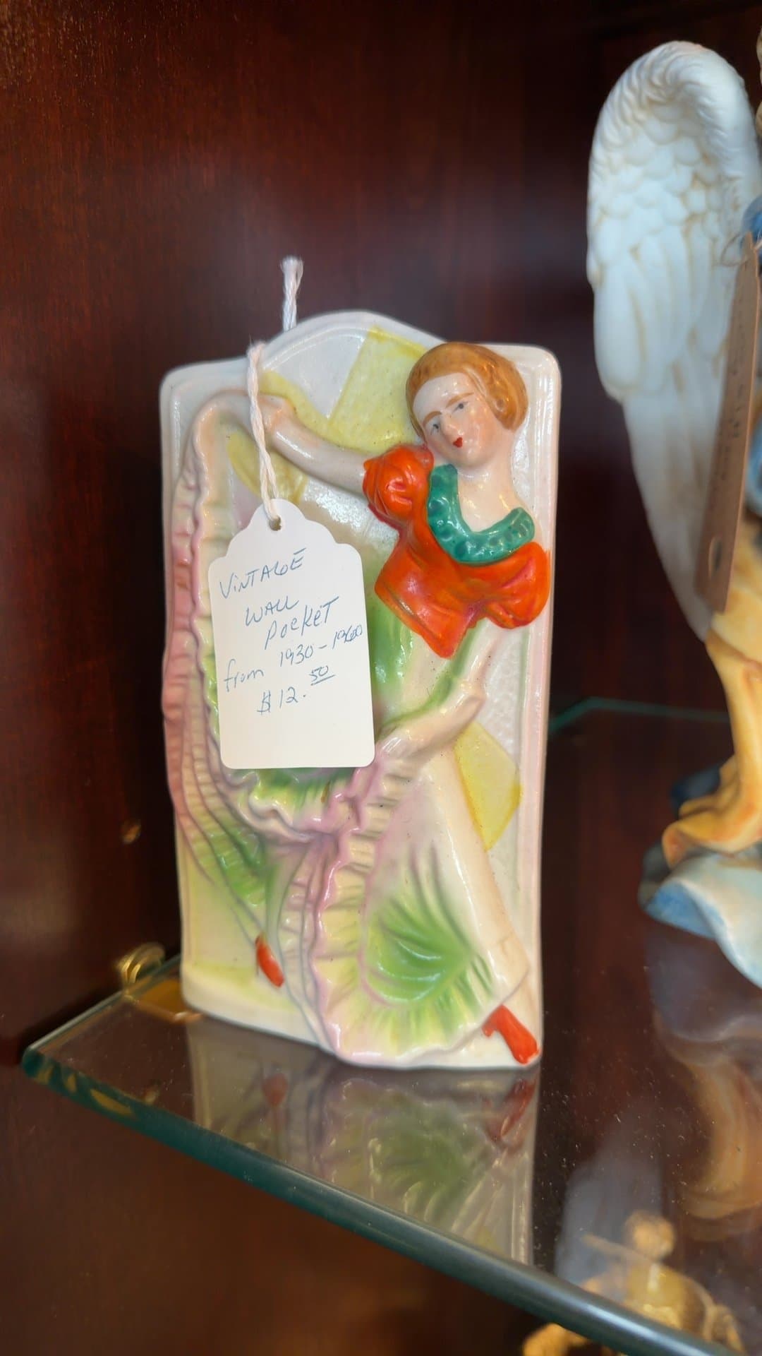 Vintage Ceramic Wall Pocket - Image 1