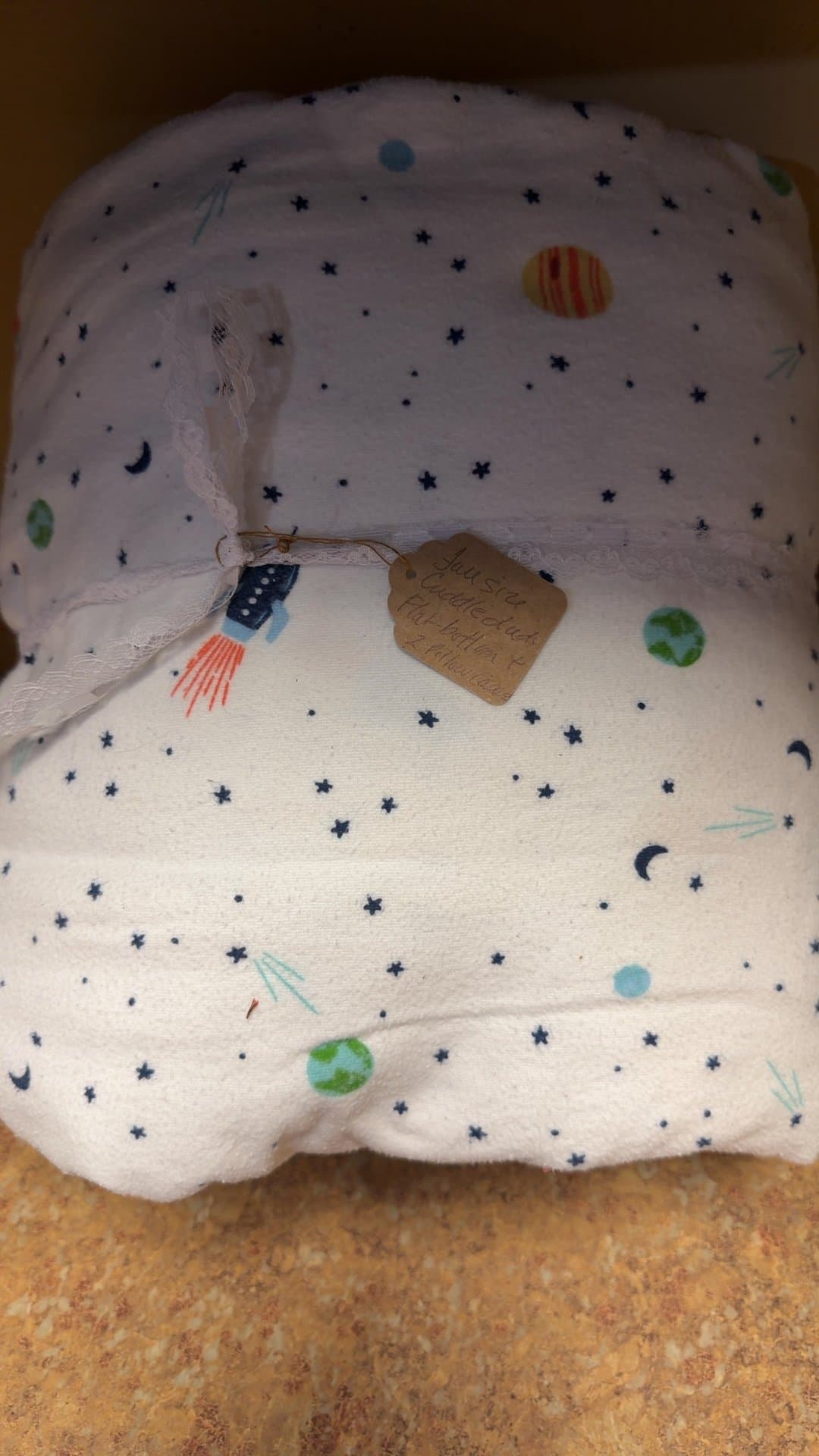 Space-Themed Plush Pillow - Image 1