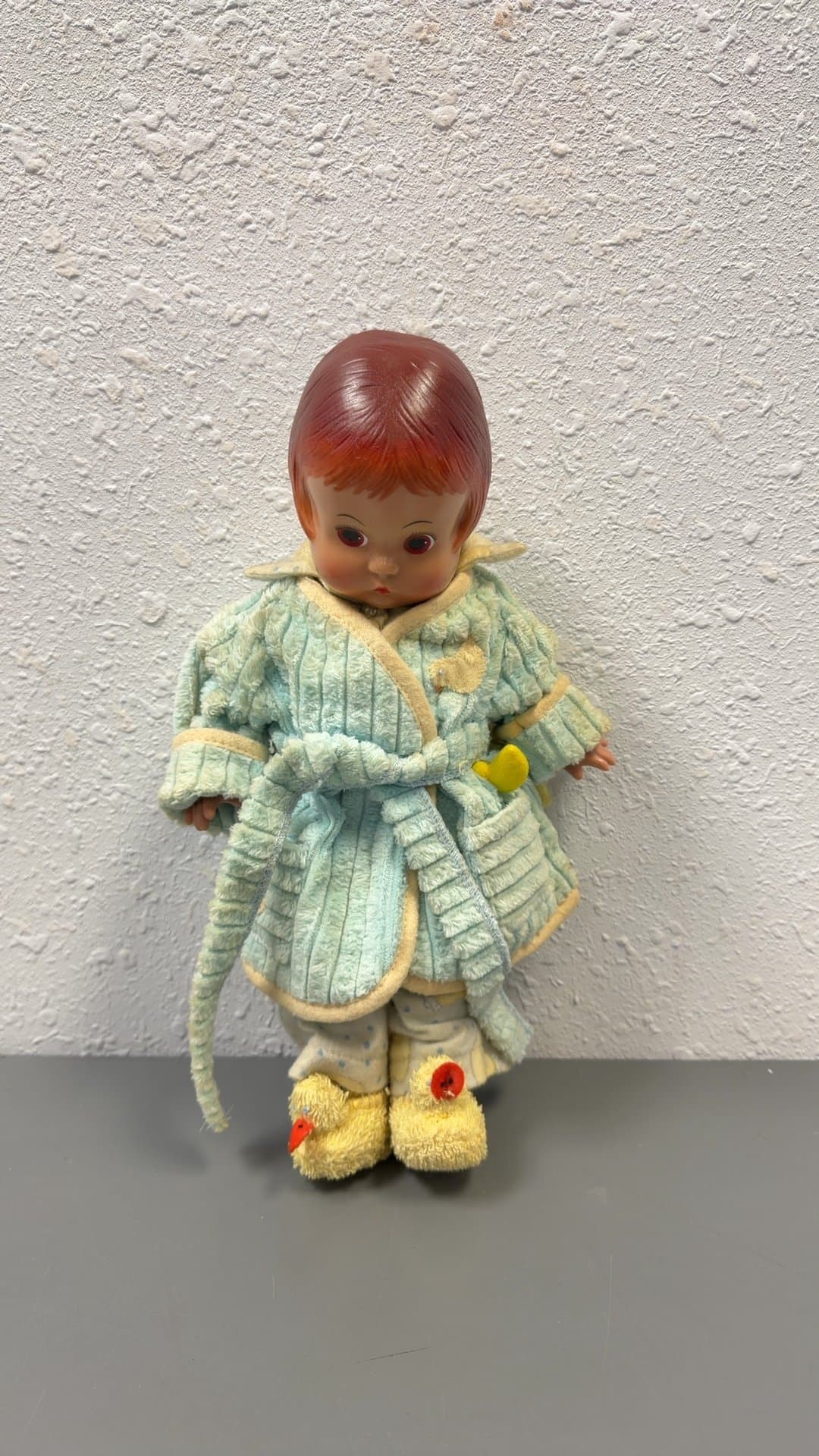 Vintage Effanbee Patsyette Doll in Bathrobe and Slippers - Image 1