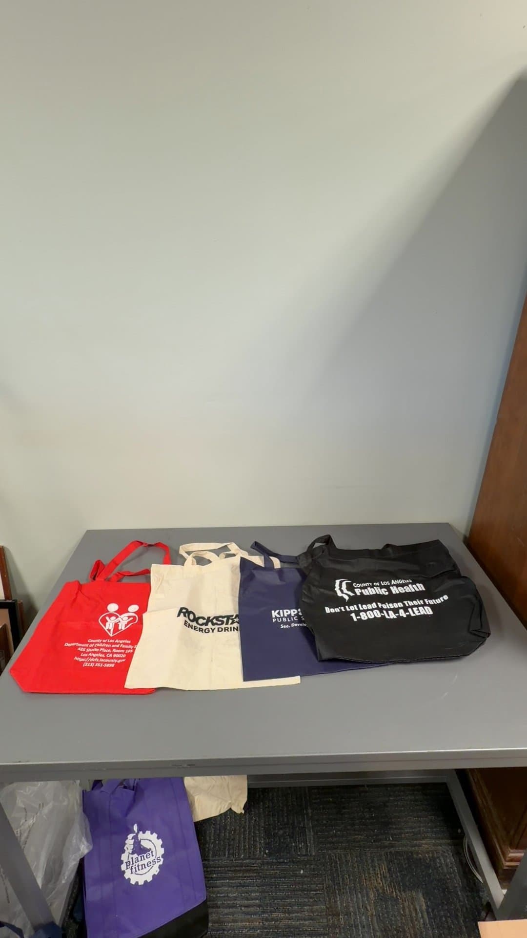Lot of Assorted Promotional Tote Bags - Image 1