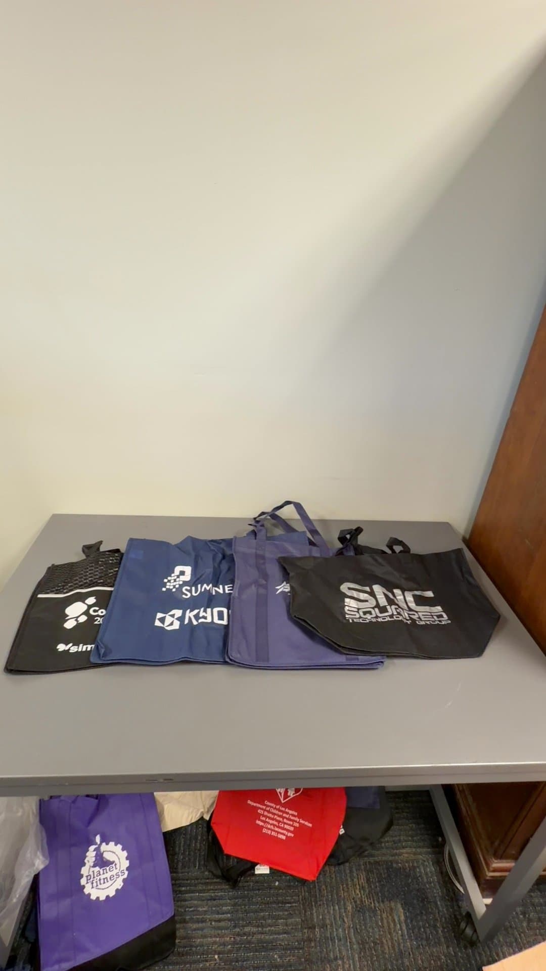 Assorted Promotional Reusable Tote Bags Lot - Image 1