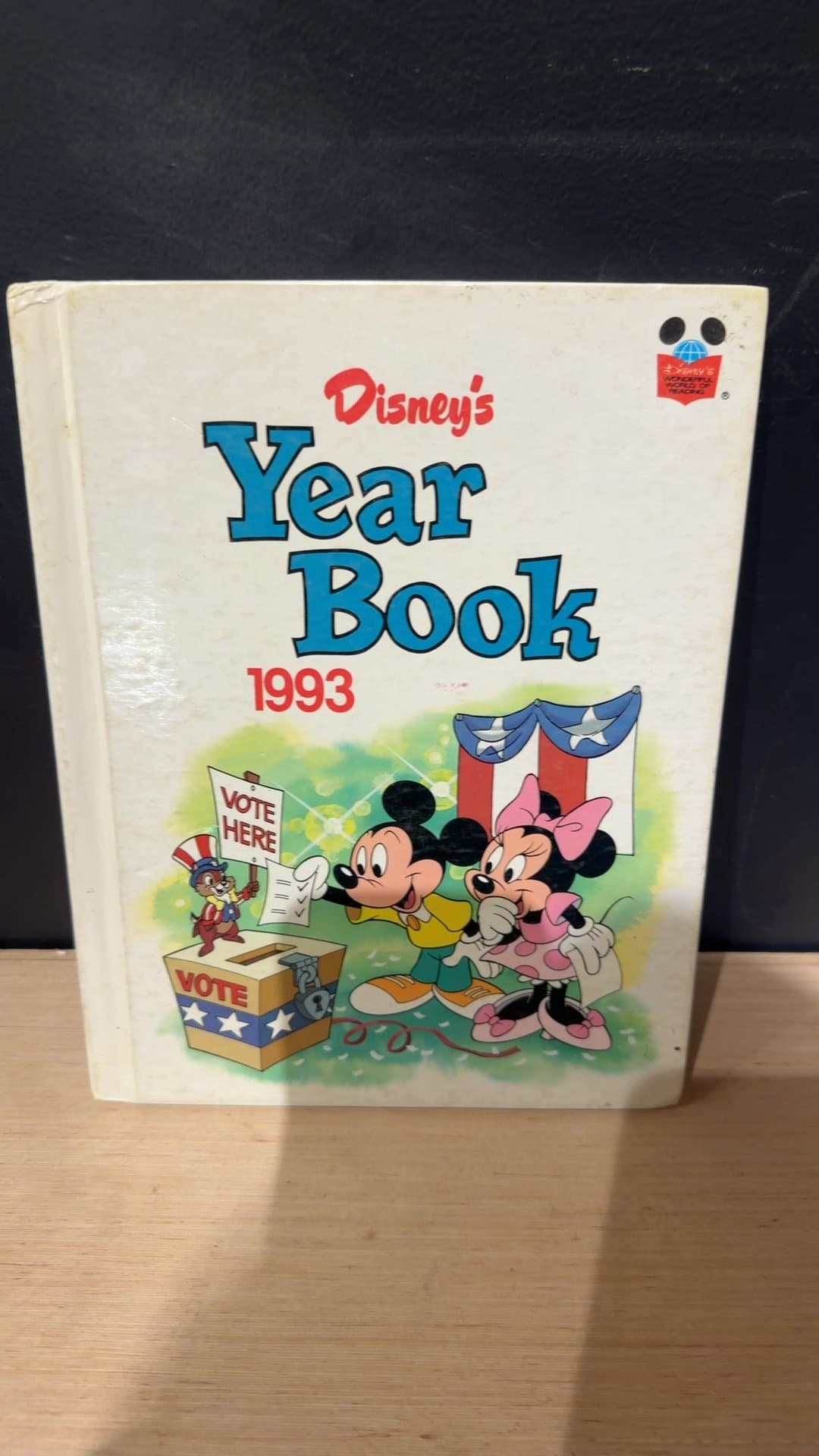 Disney's Year Book 1993 Hardcover Book (Grolier) - Image 1