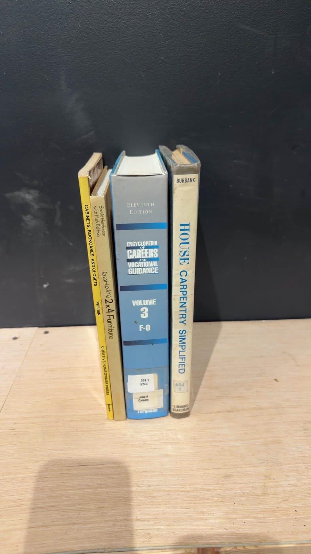 Vintage Woodworking and Educational Books Lot of 4 - Image 1