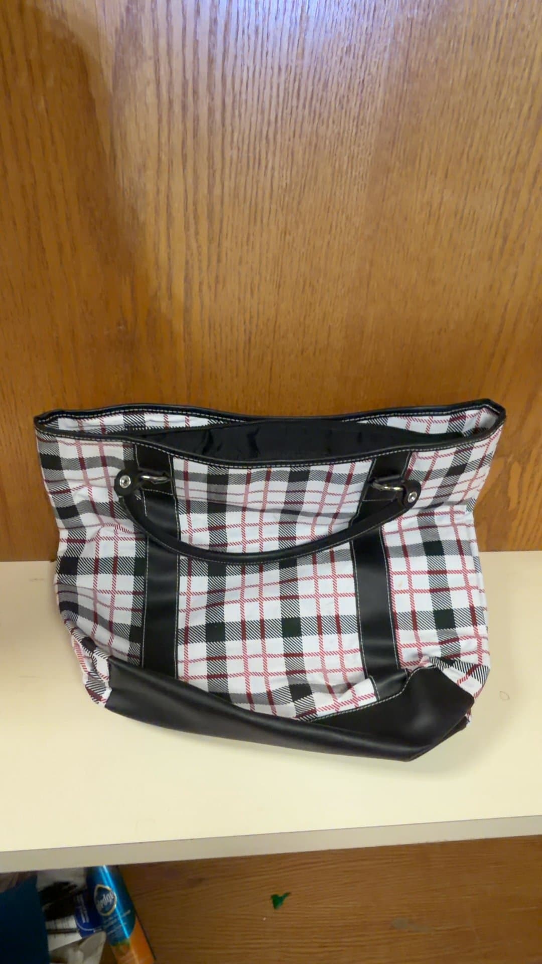 Plaid Tote Bag - Image 1