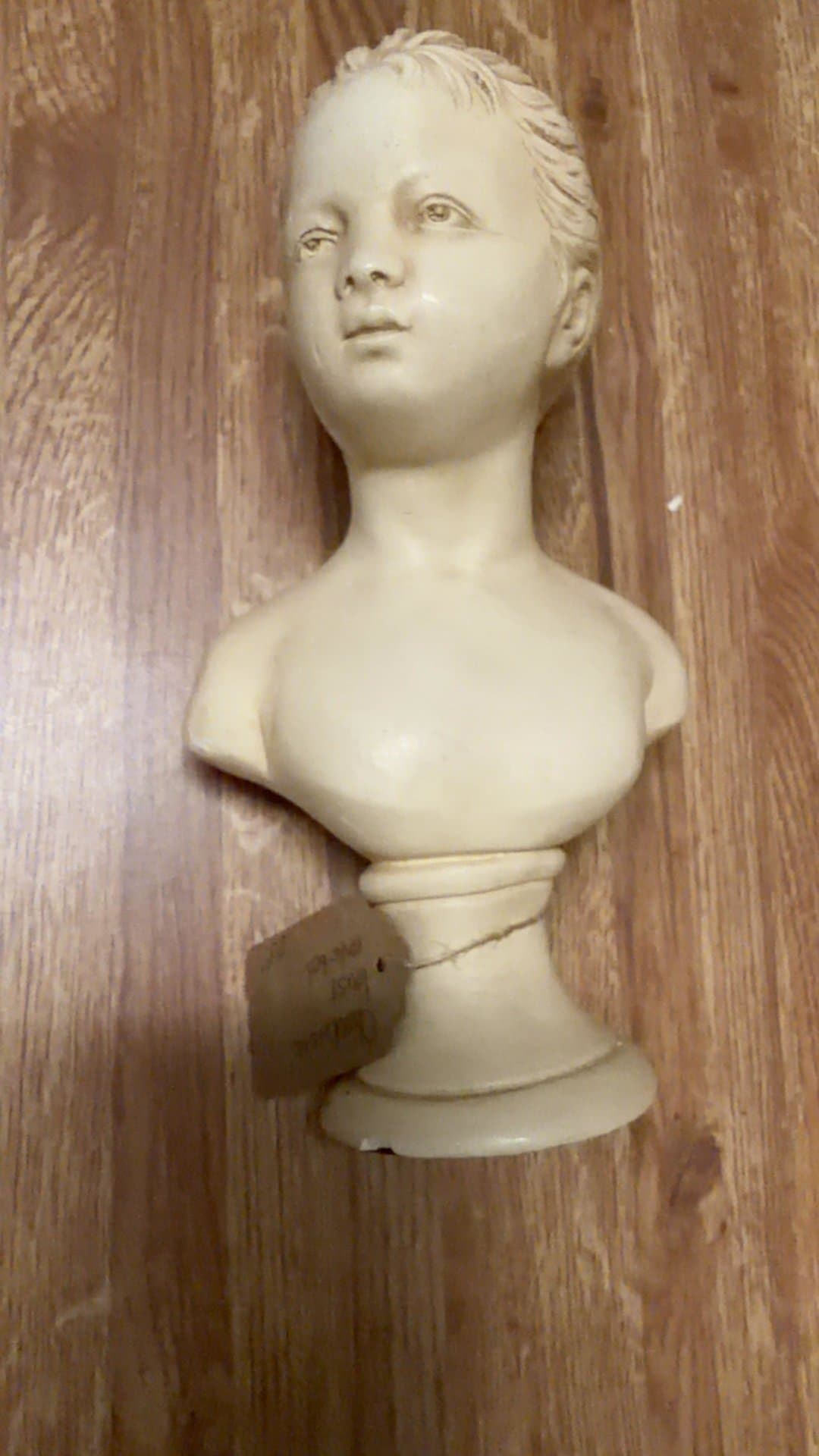 Vintage Chalkware Bust - Image 1