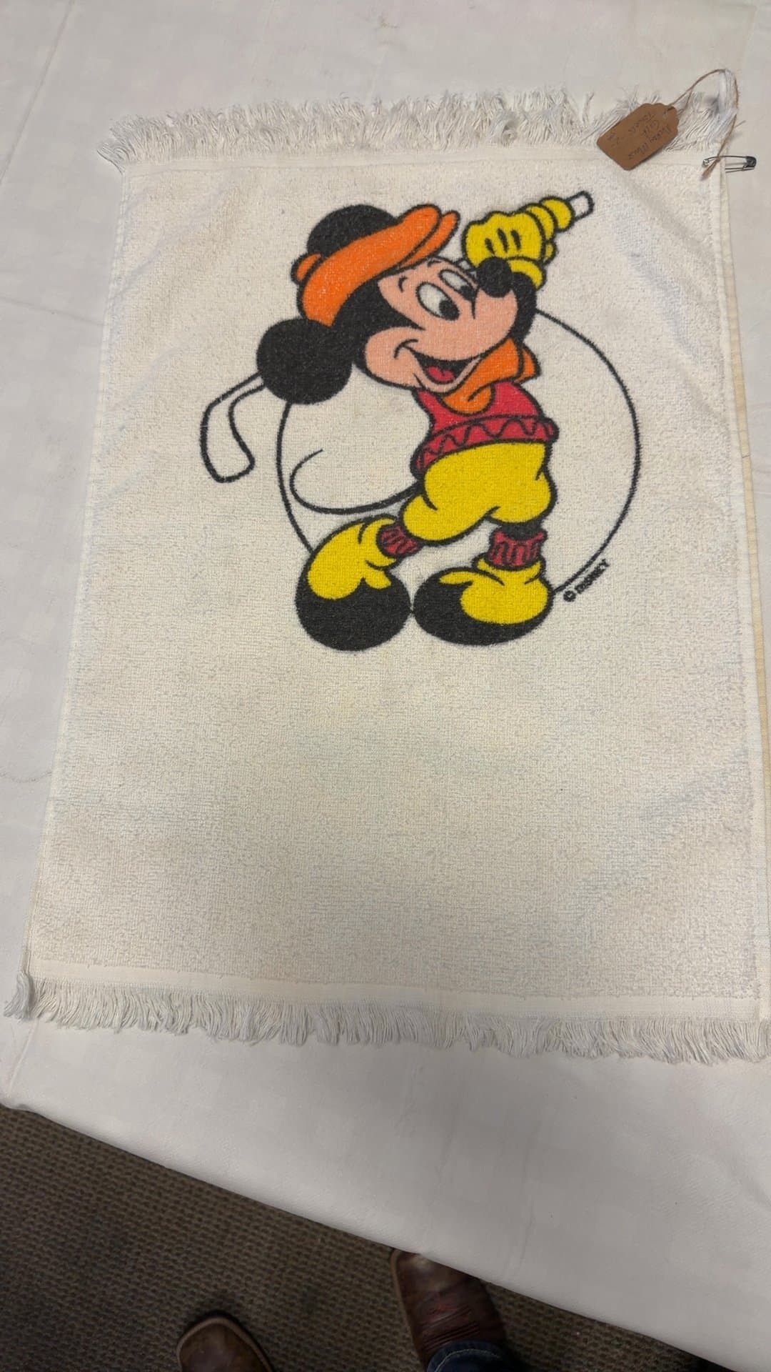Vintage Mickey Mouse Golf Towels-2 - Image 1