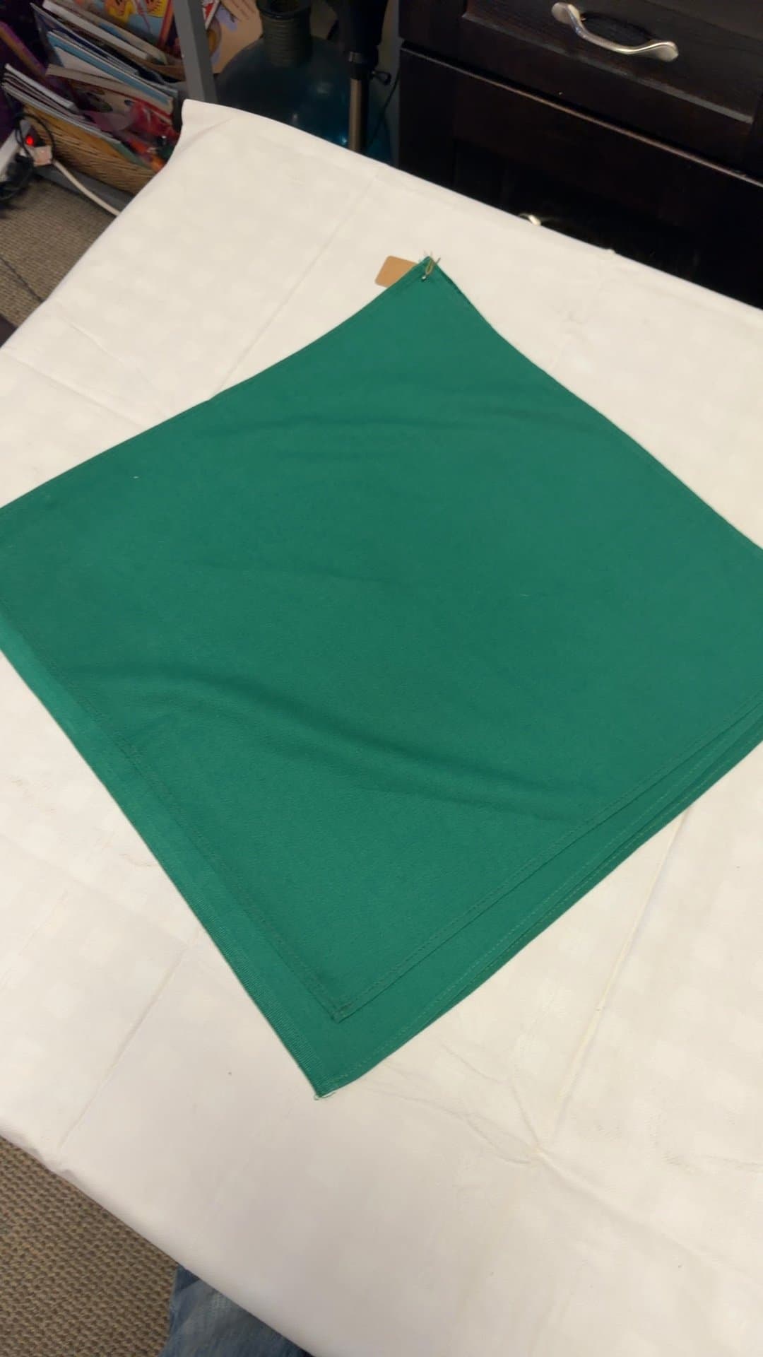 Green Fabric Napkins-4 - Image 1