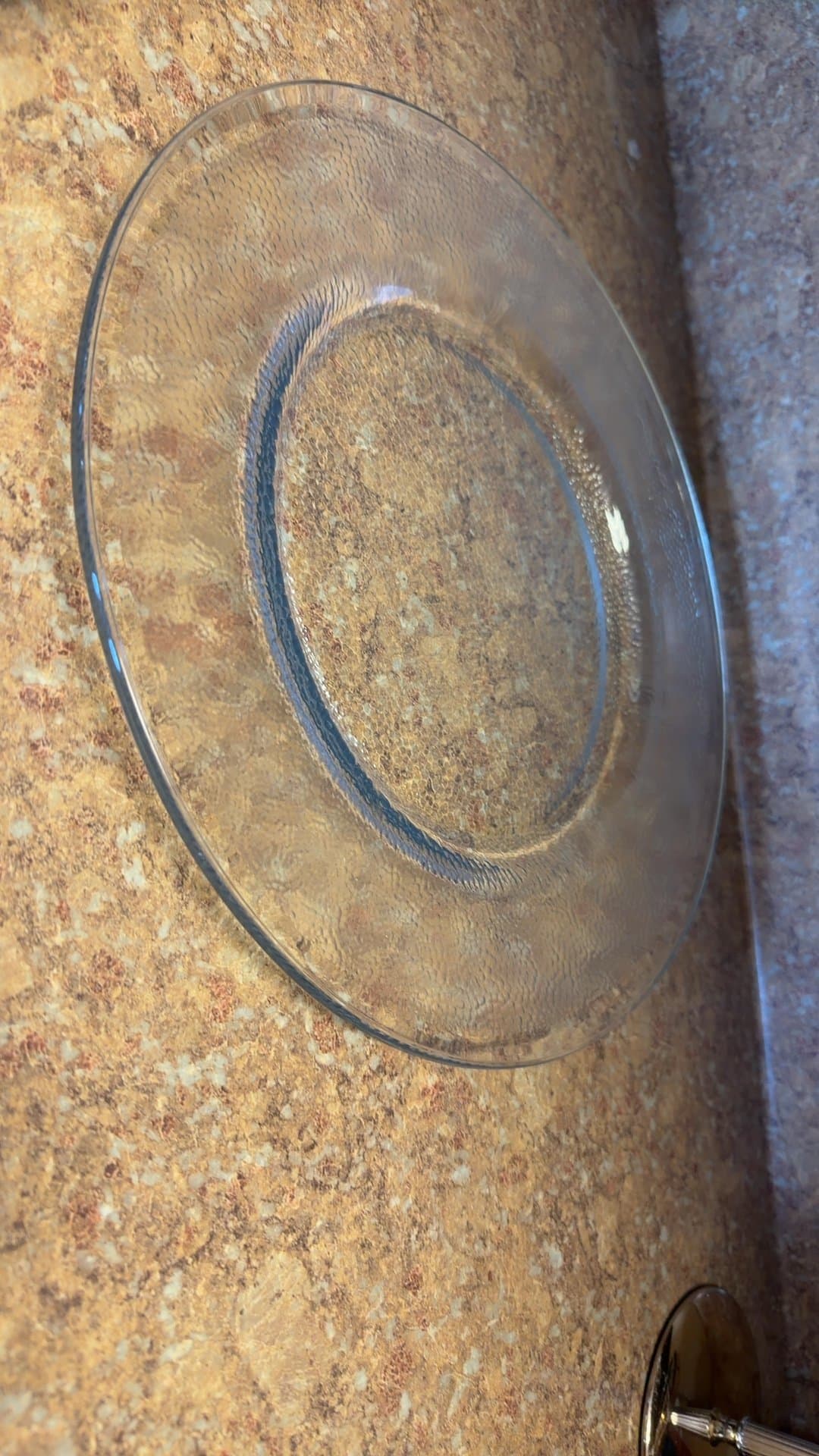 13inch glass serving platter - Image 1