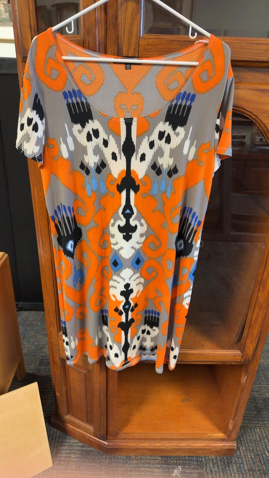 Tiana B. Ikat Pattern Dress - Image 1