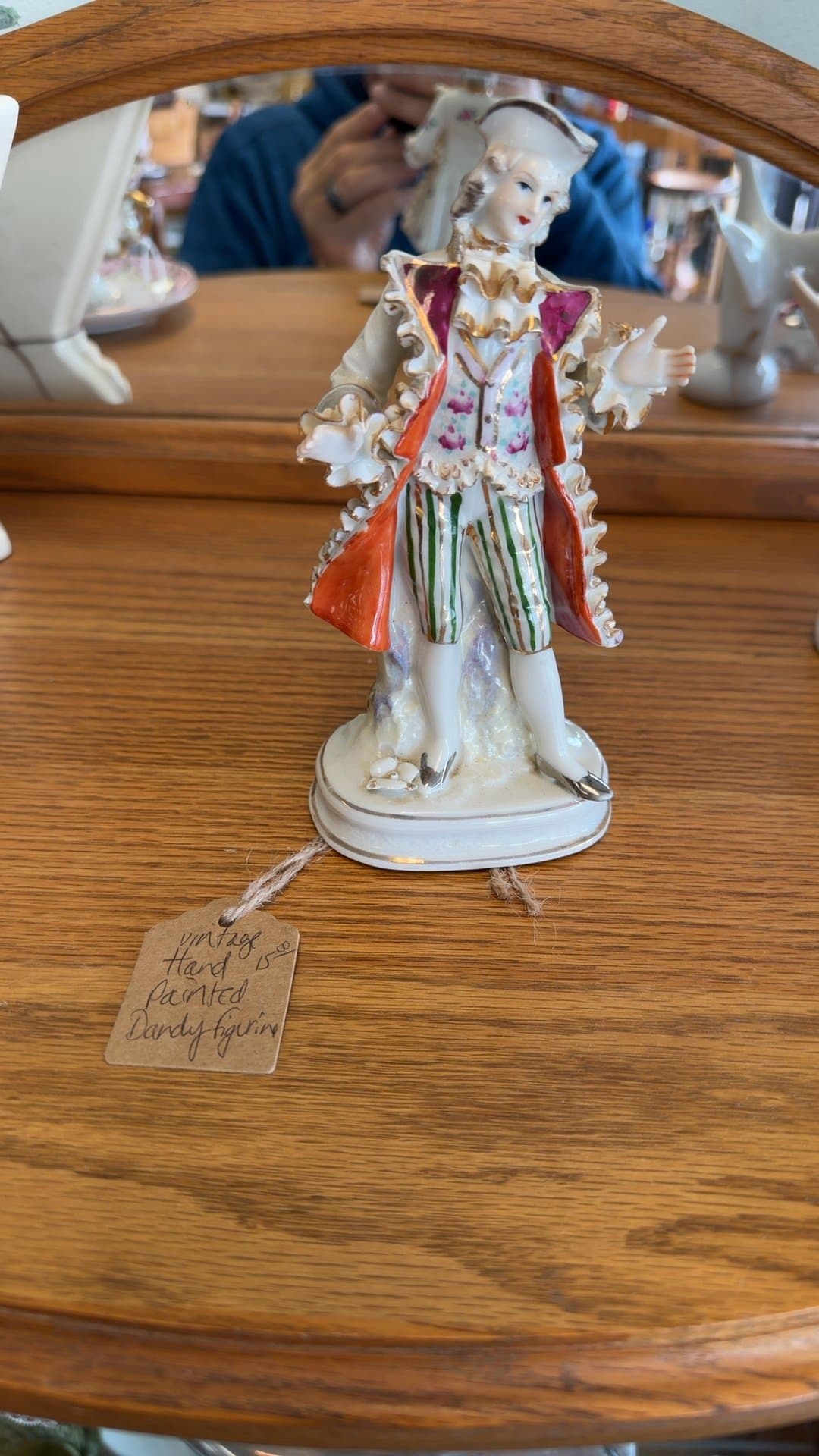 Vintage Hand-Painted Dandy Figurine - Image 1