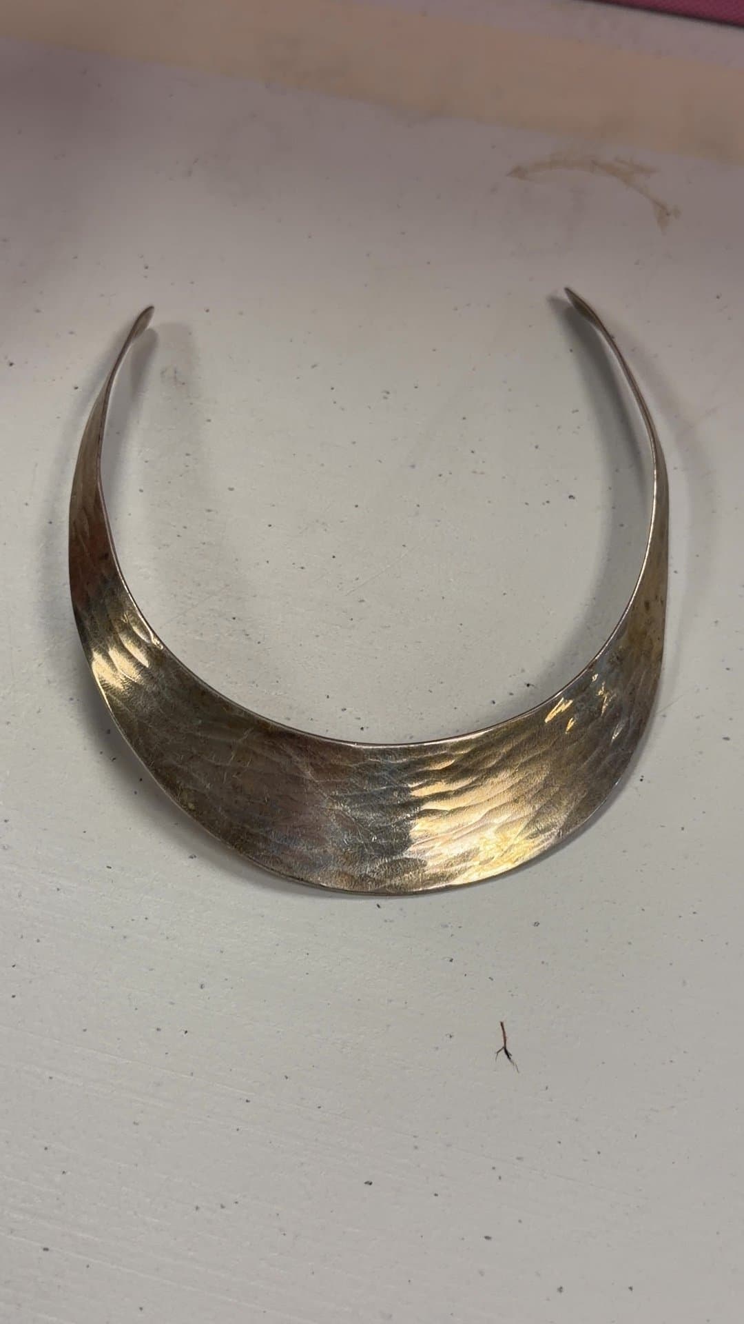 Mexican Silver Collar Necklace - Image 1