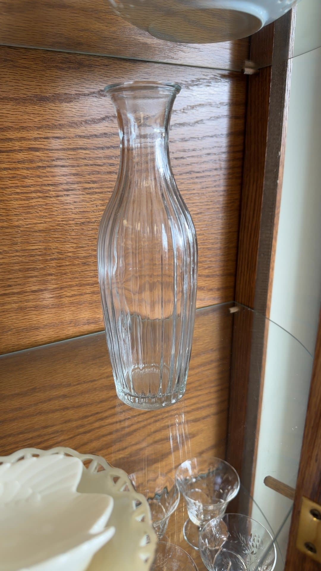 Vintage Glass Decanter - Image 1