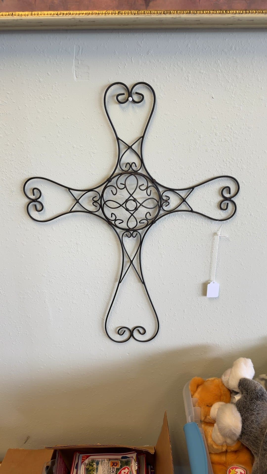 Decorative Metal Wall Cross - Image 1